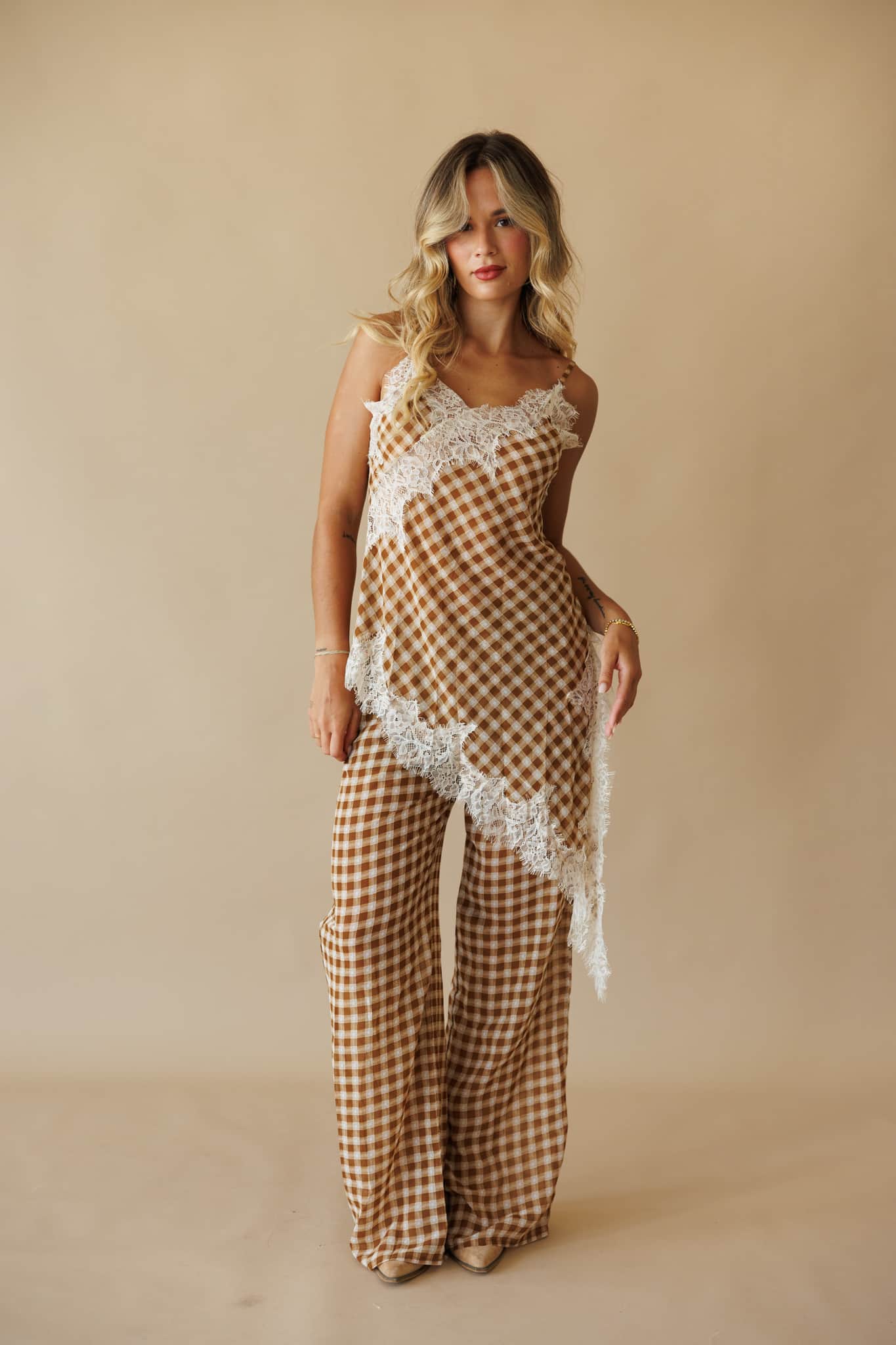 Gingham Poise Pants