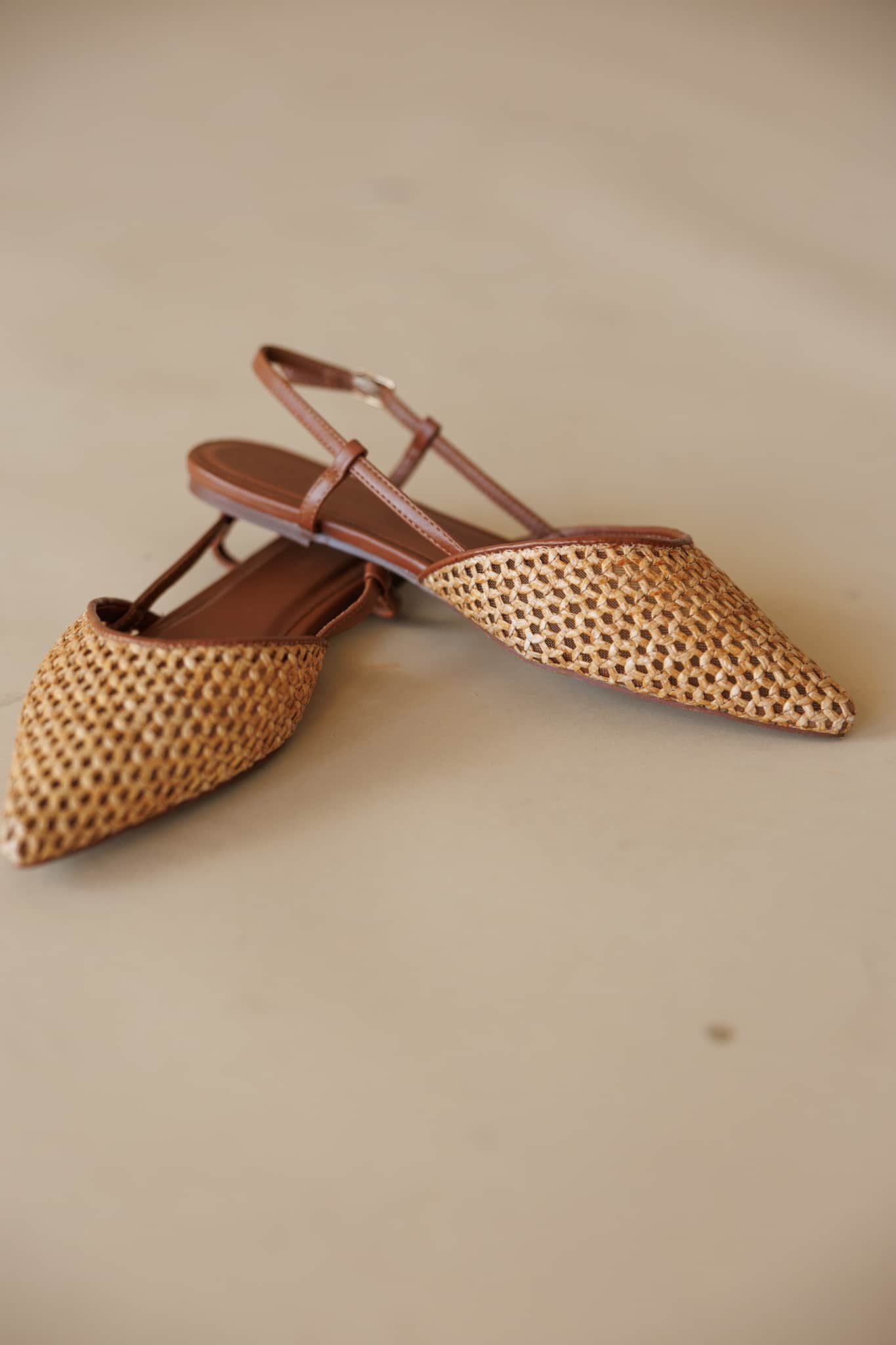 Allison Raffia Flat***