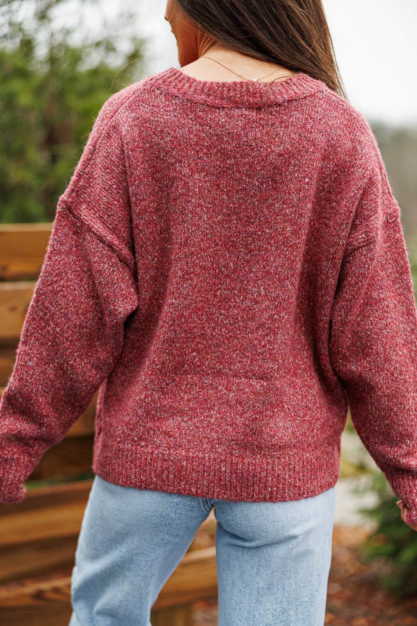 Embroidered Skier Sweater