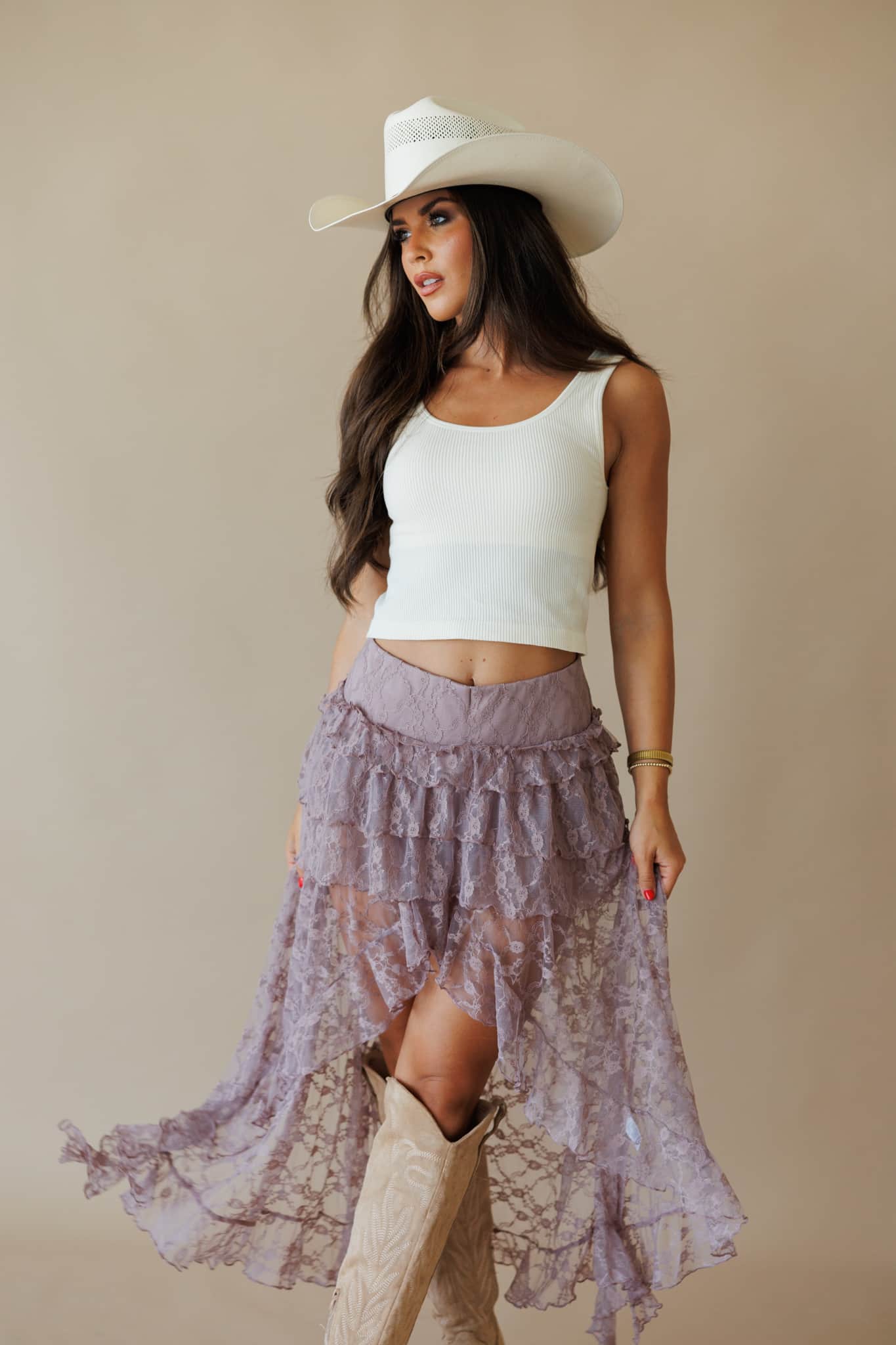 Wandering Heart Lace Skirt