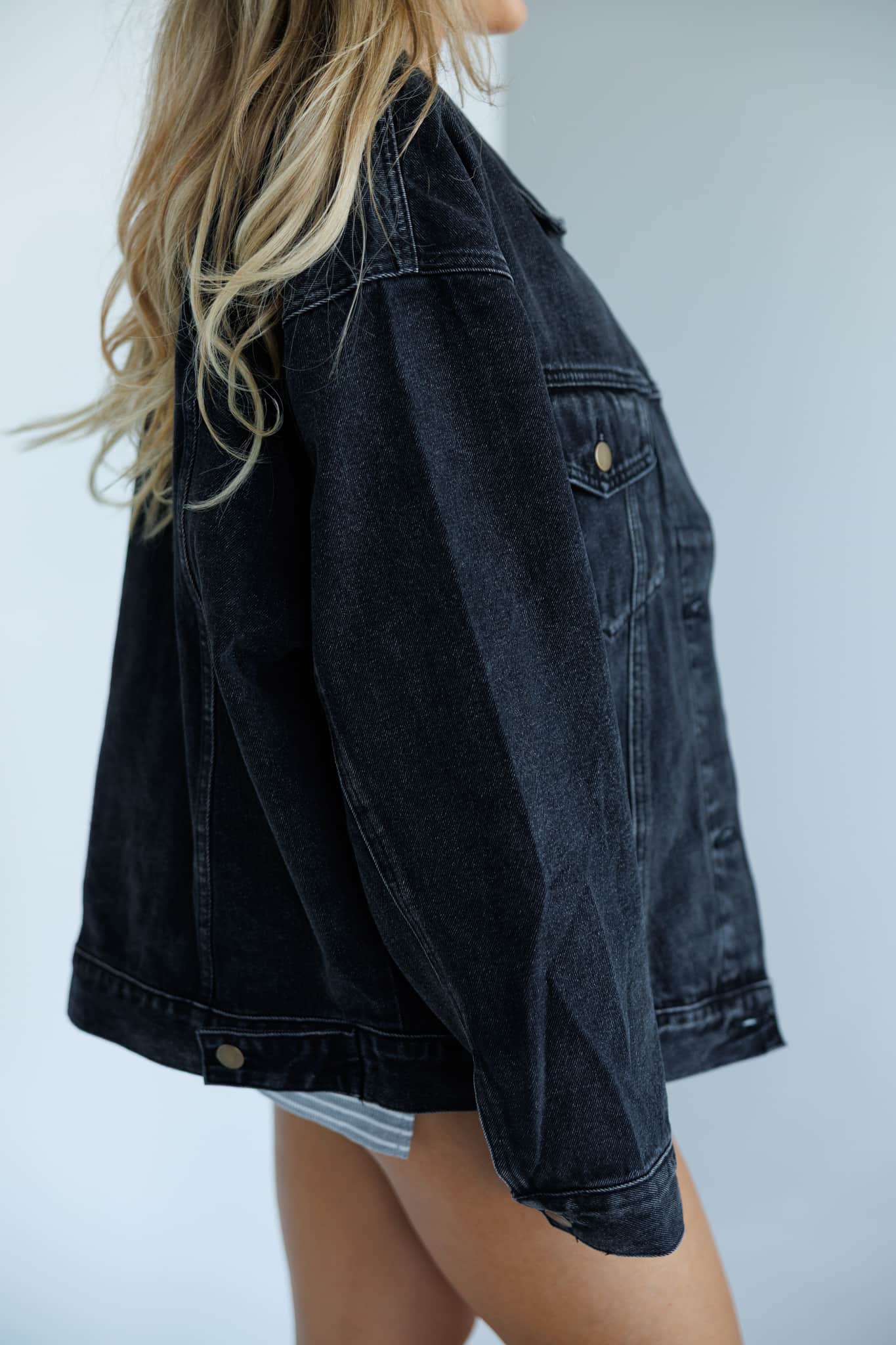 Black Oversized Claudia Jacket