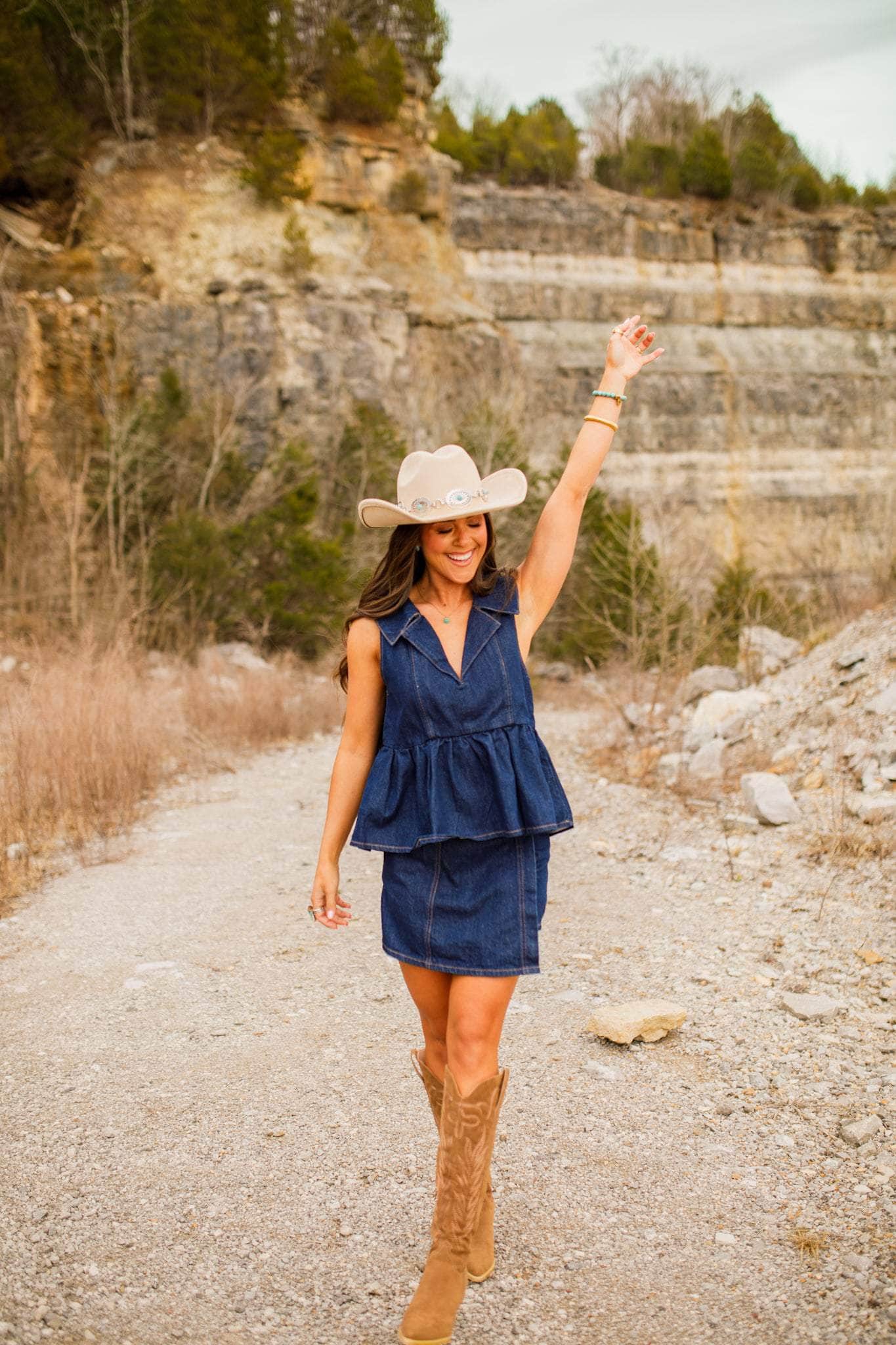 Blue Moon Denim Skort