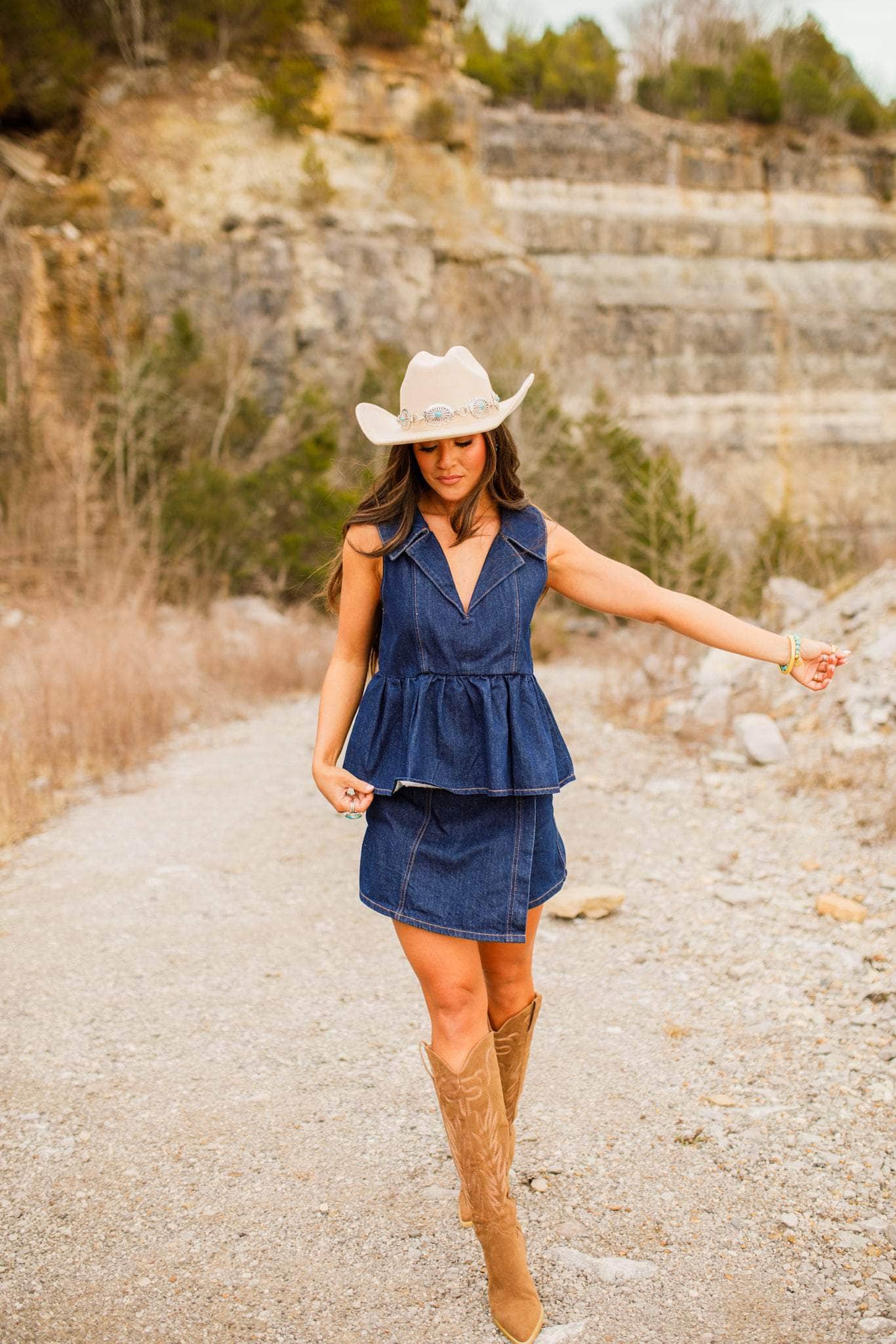 Blue Moon Denim Skort