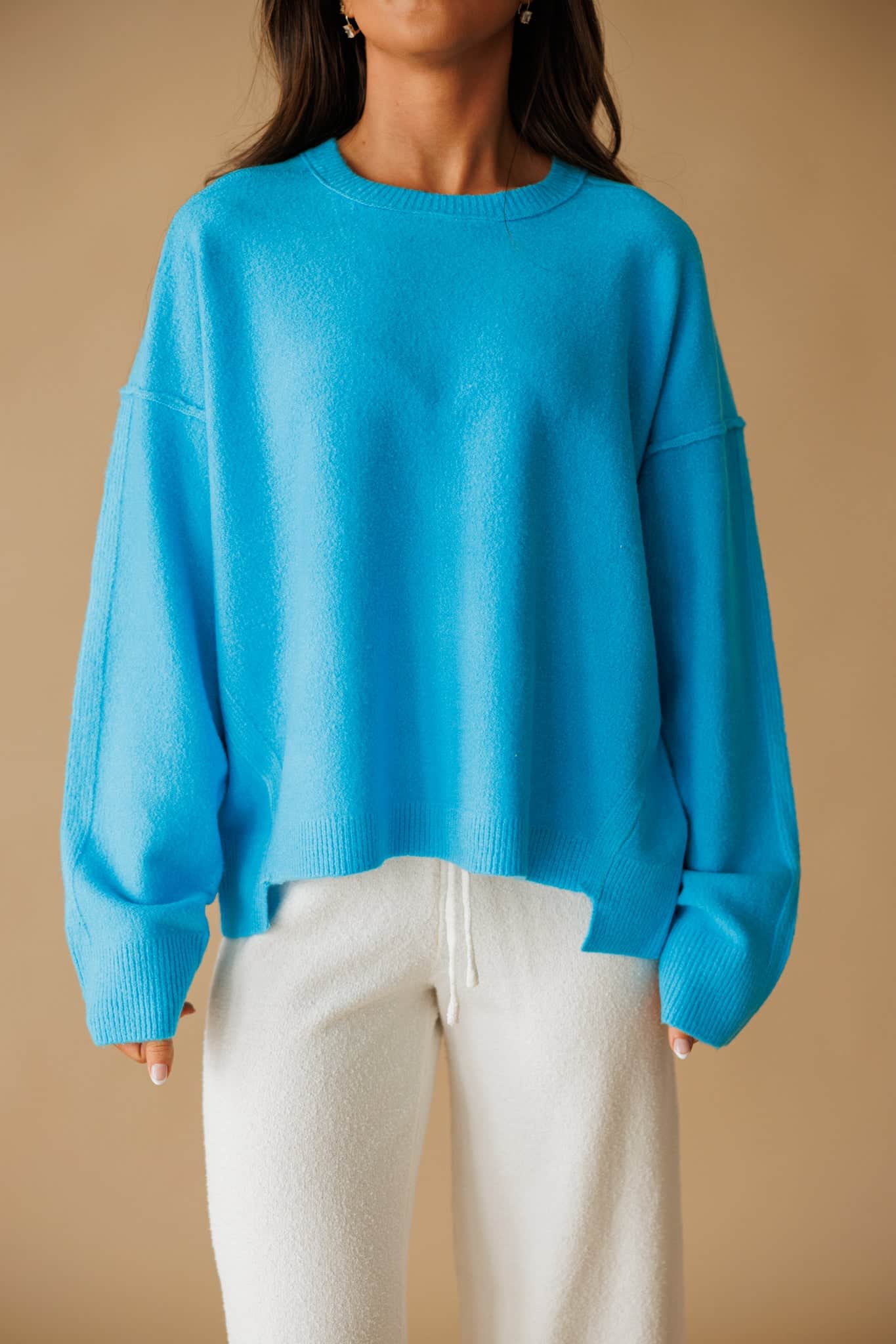 Blue Pullover Sweater