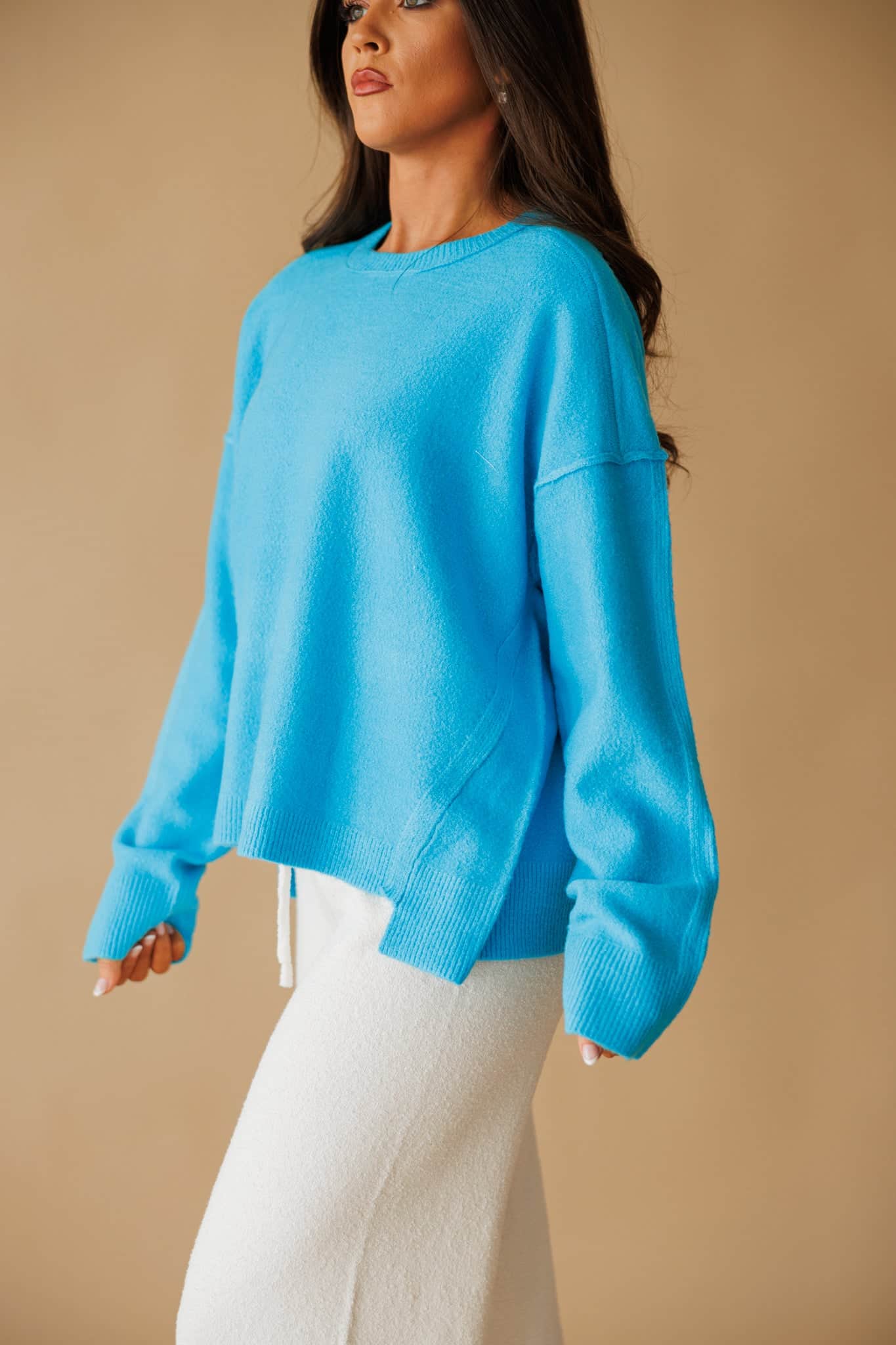 Blue Pullover Sweater