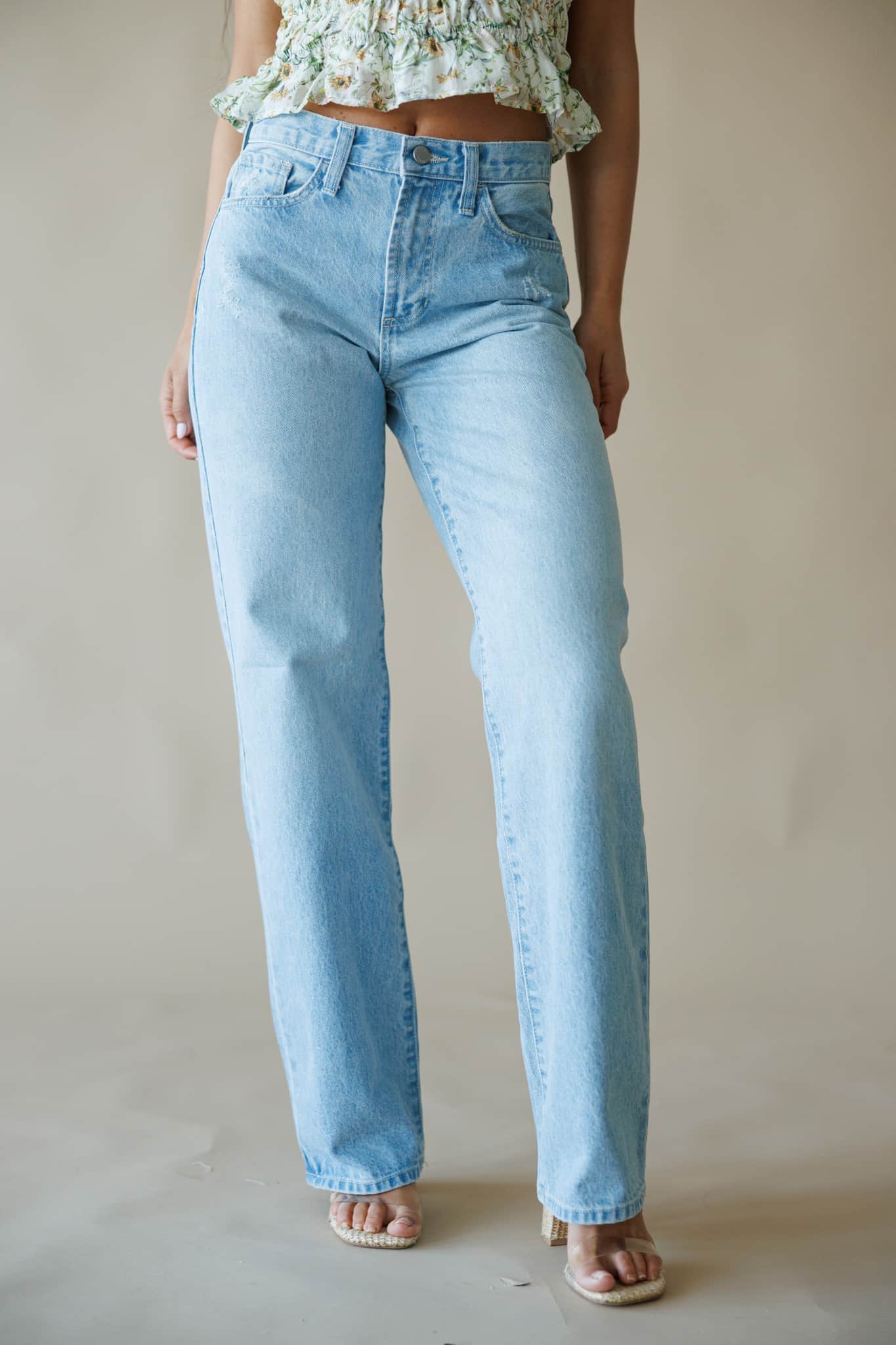 Just Black Relaxed Straight Jean
