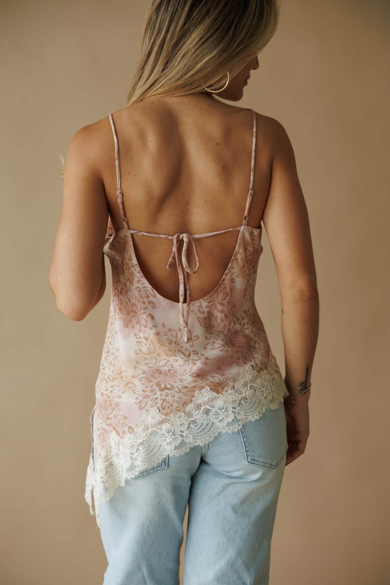 Rose Safari Lace Top