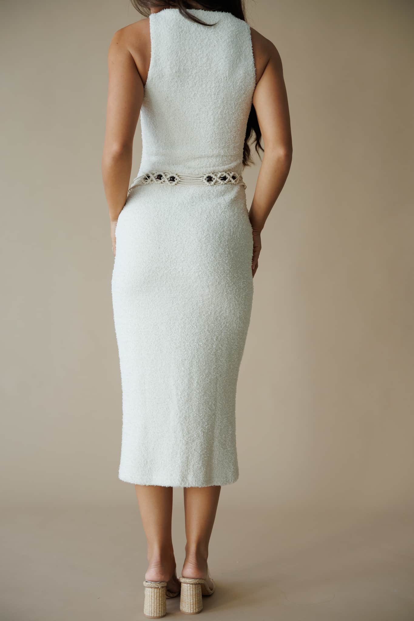 Coastal Resort Belted Dress