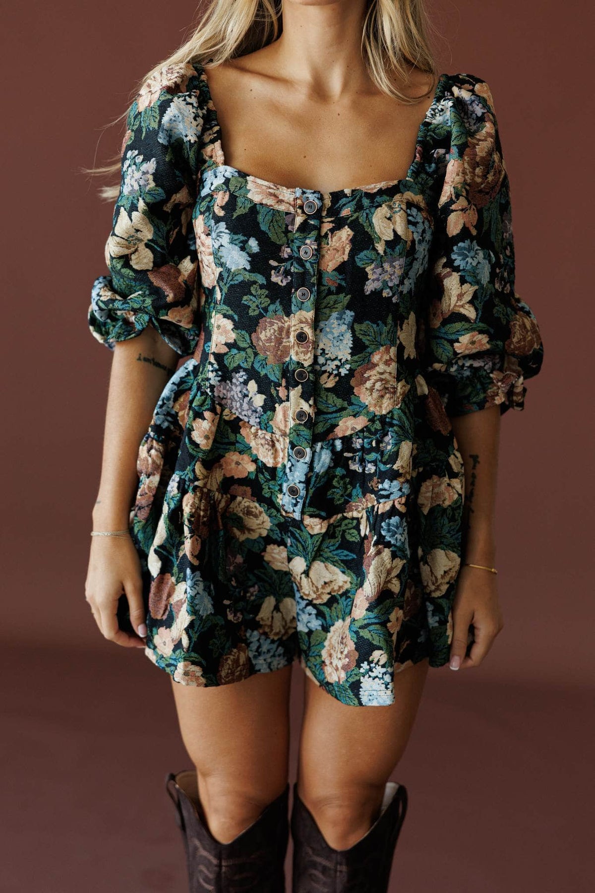 Fallen Petals Romper