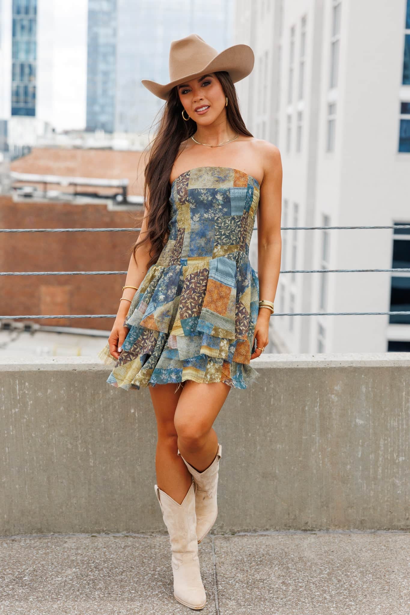 Wanderlust Stitch Mini Dress