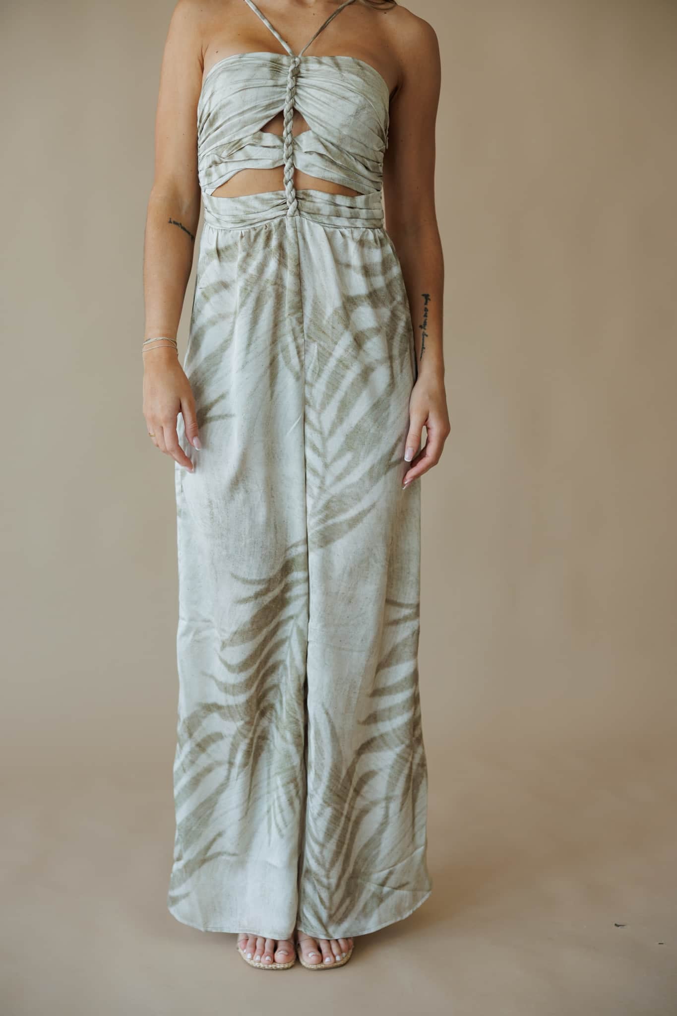 Palm Leaf Jumpsuit