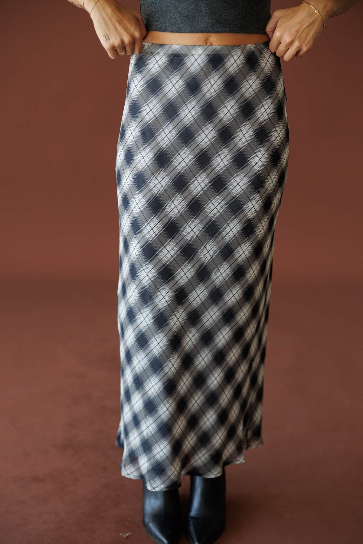 Autumn Agenda Plaid Skirt