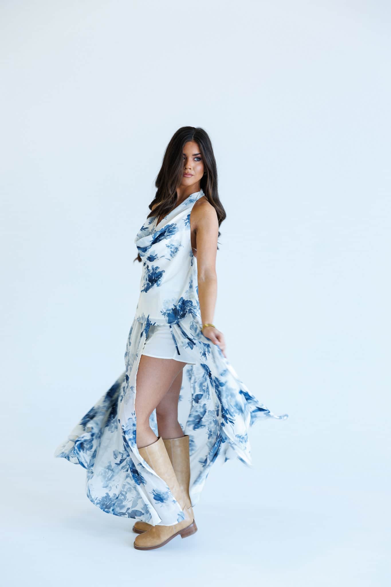 Brushstroke Blooms Skirt