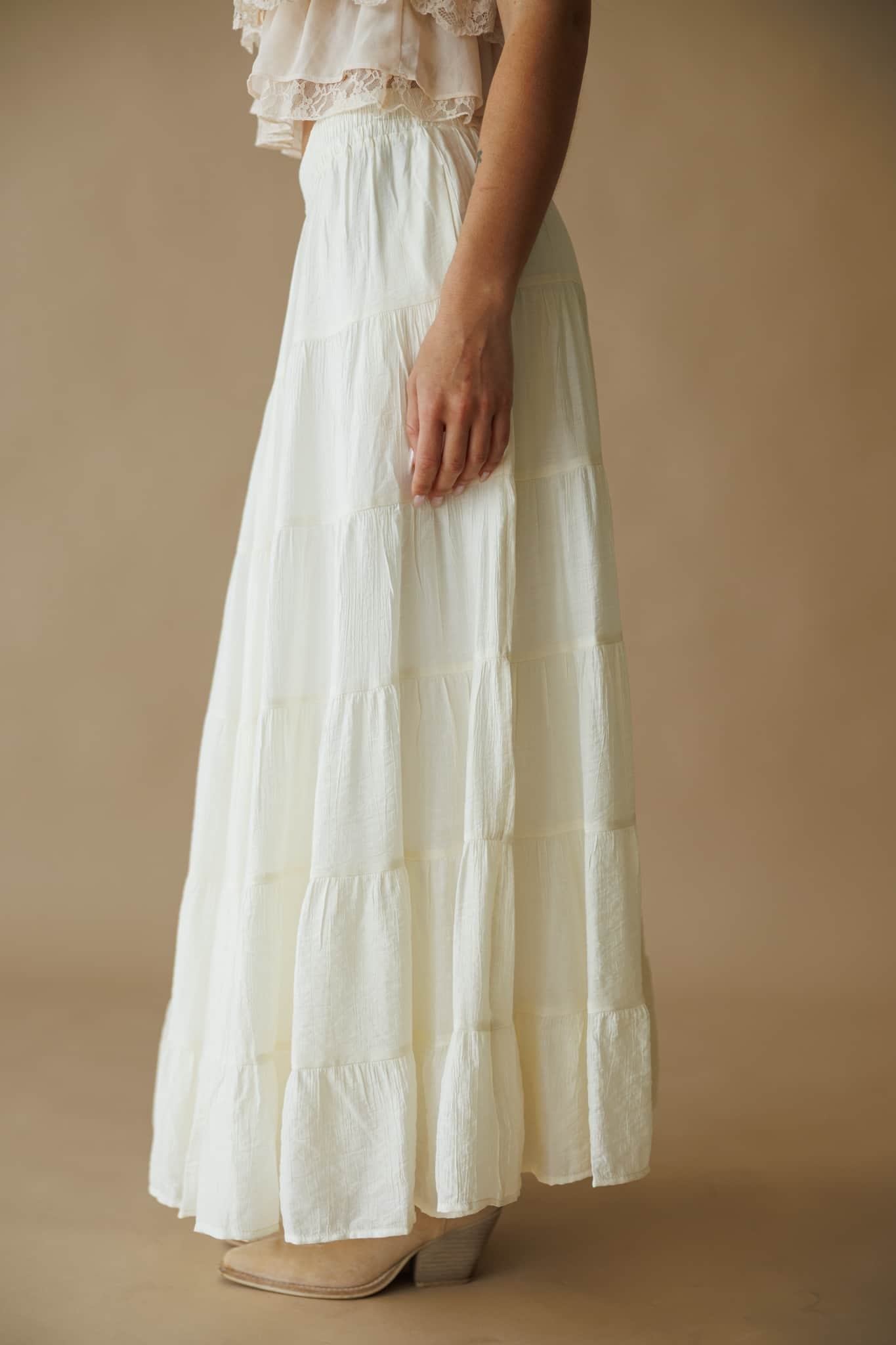 Sahara Tiered Maxi Skirt