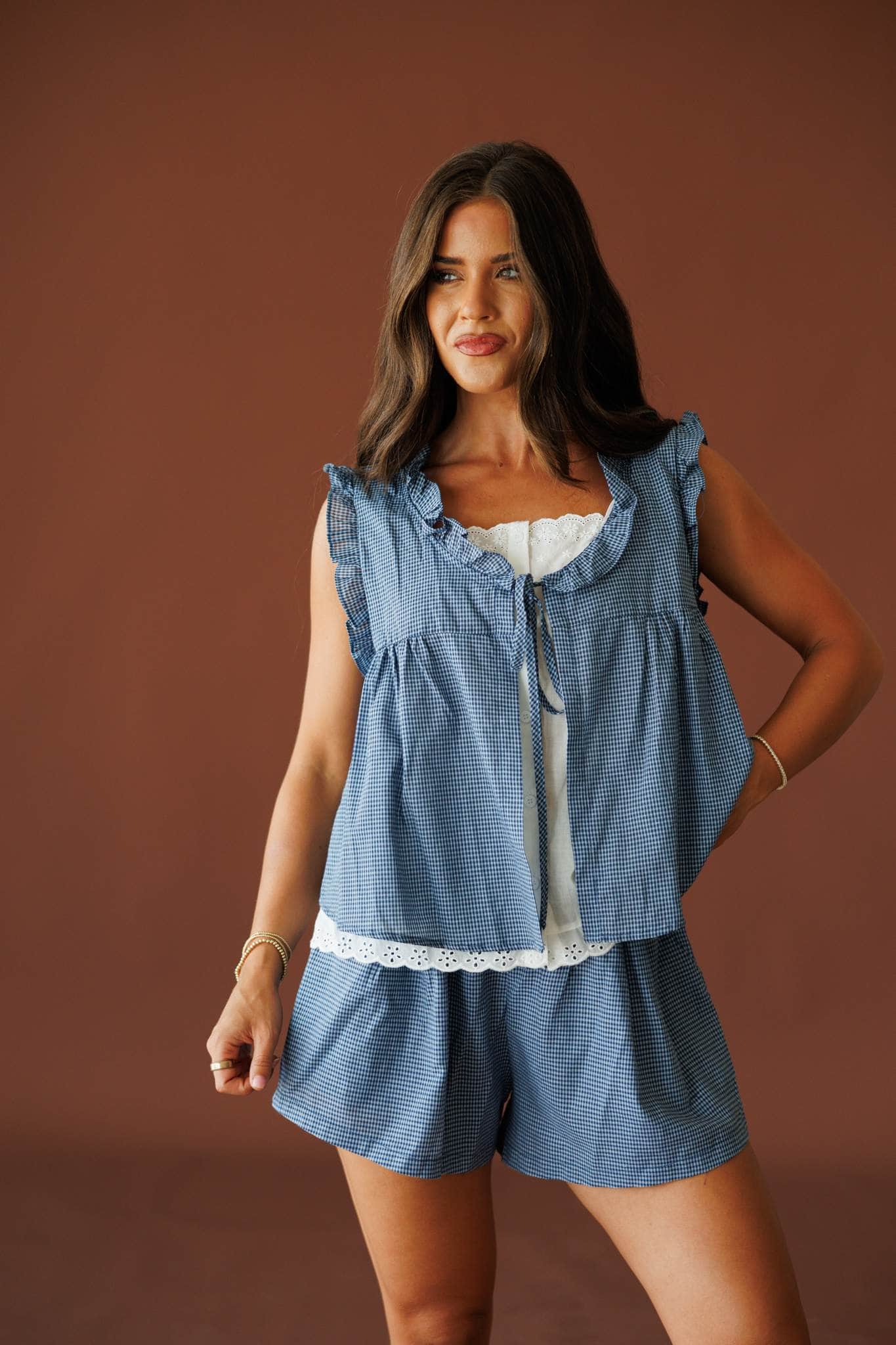 Girlhood Plaid Top