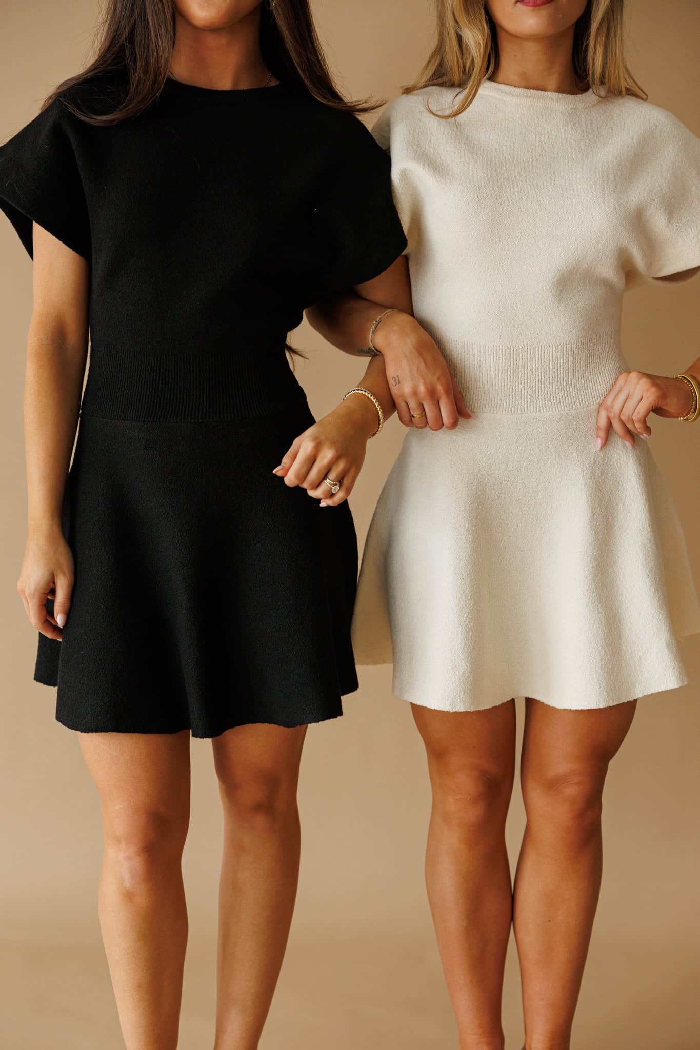 black, ivory