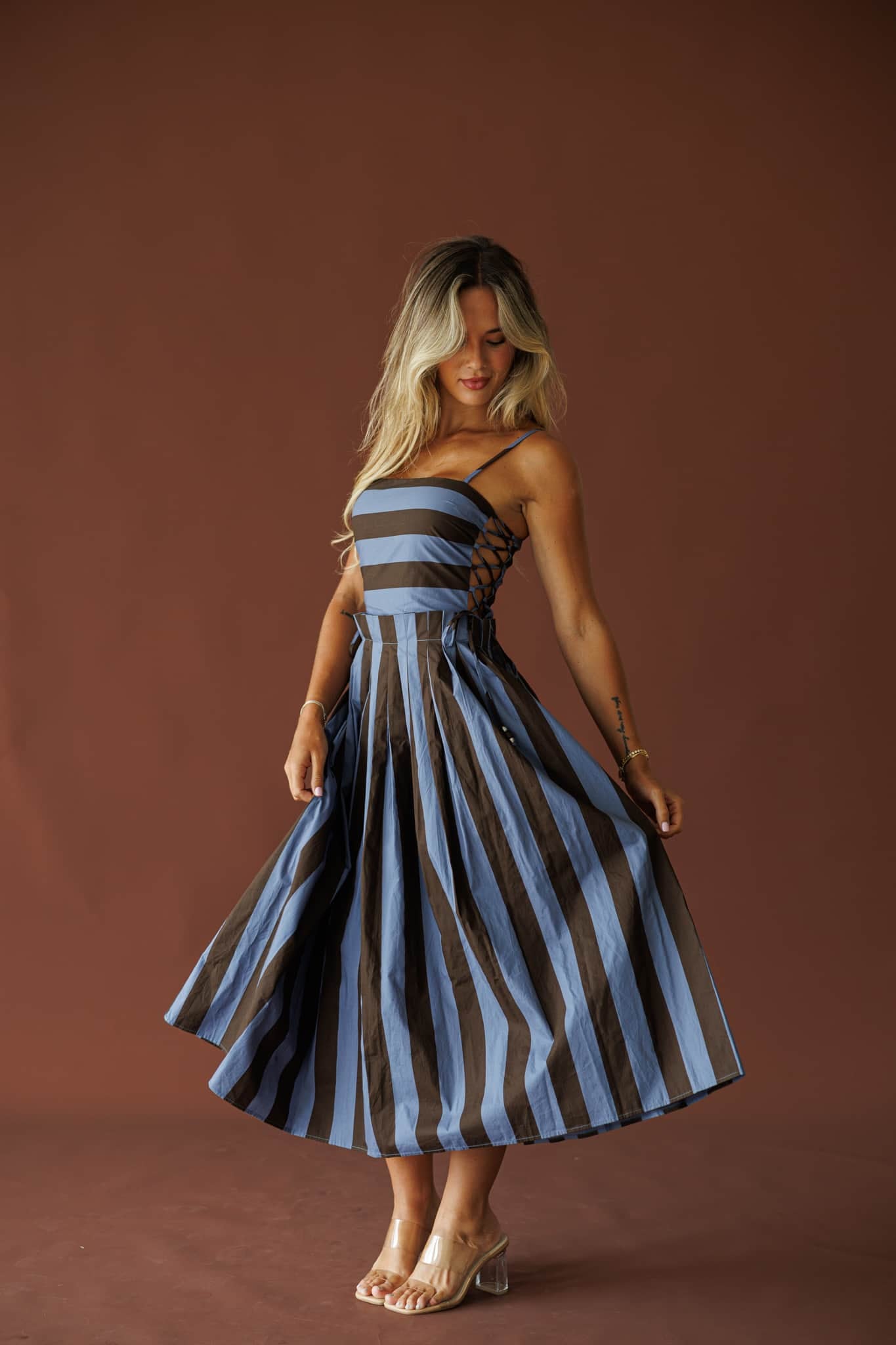 blue brown