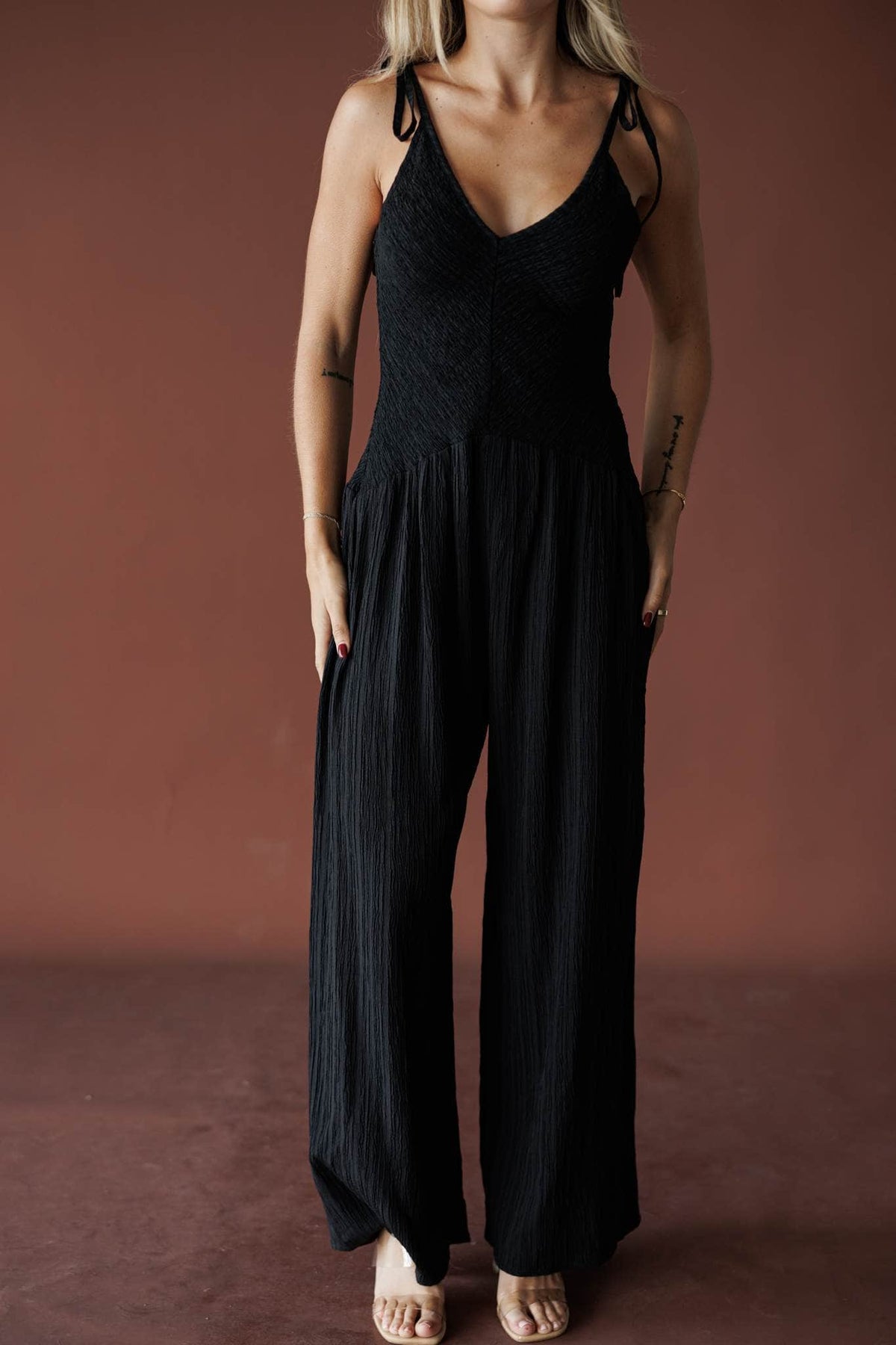Black jumpsuit
