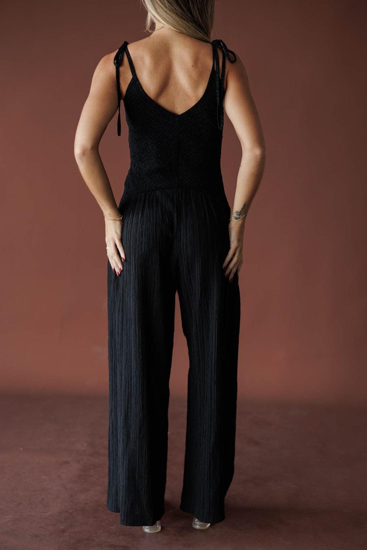 Black jumpsuit