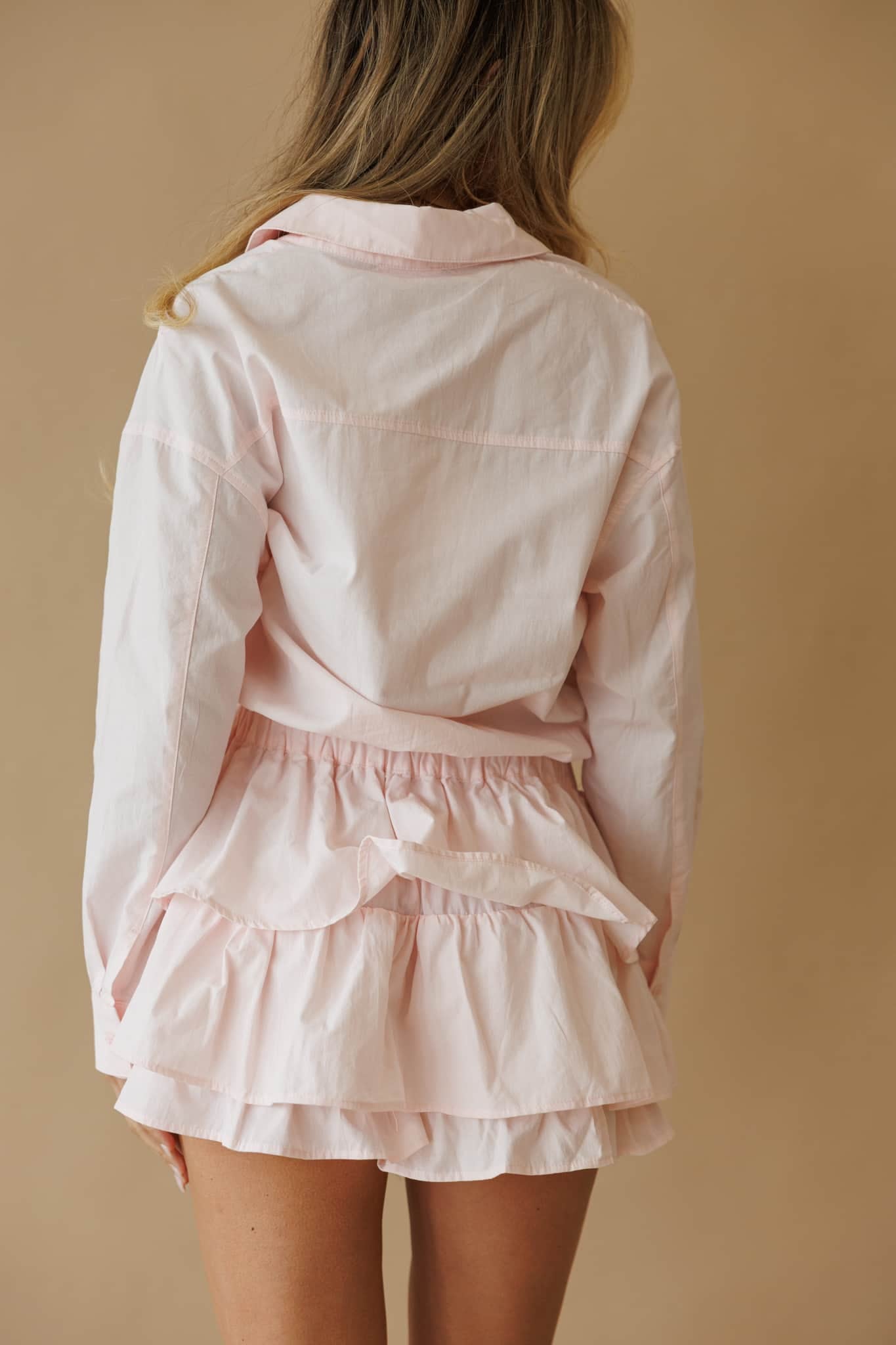 Baby Pink Ruffle Romper