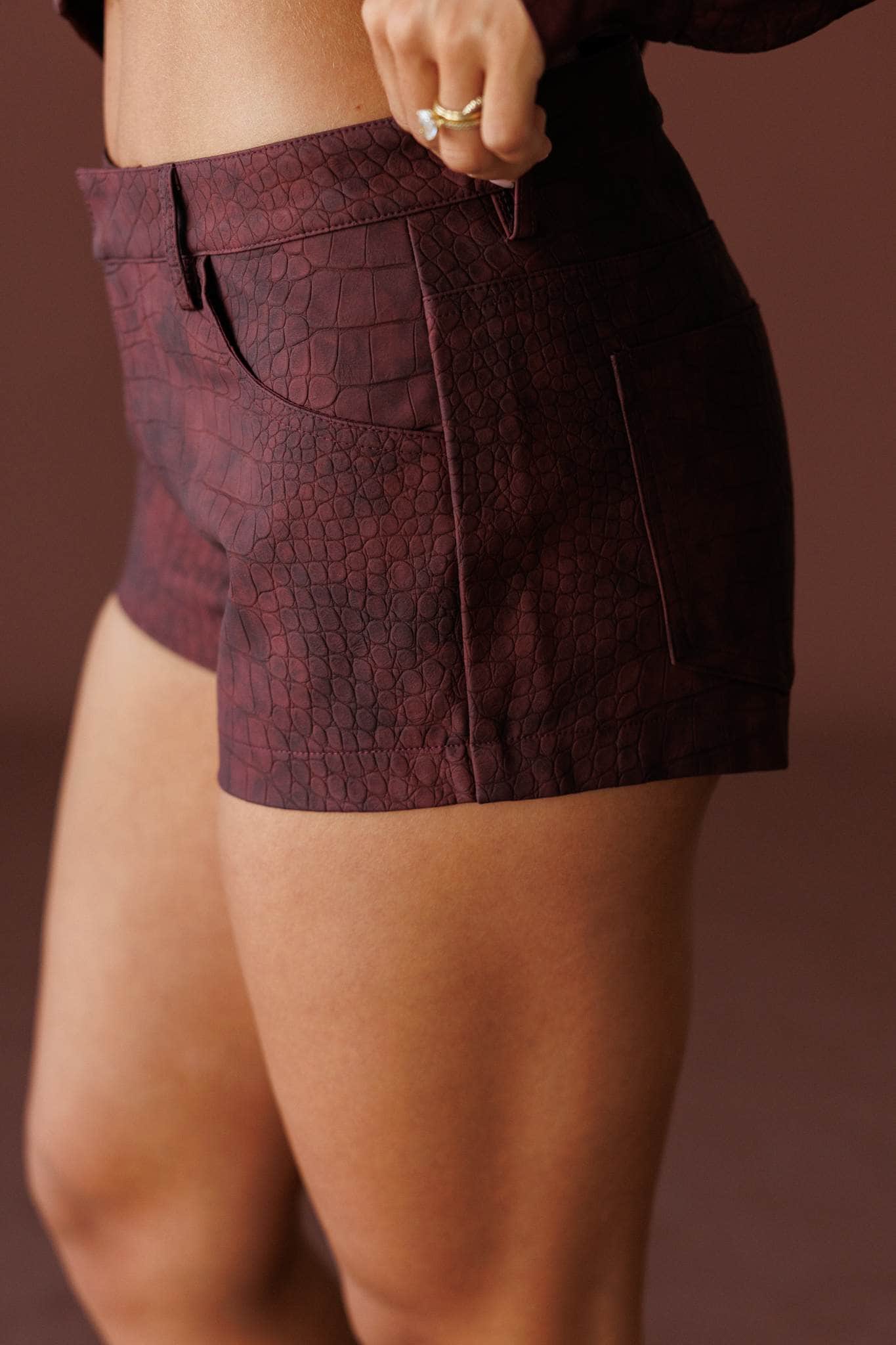 Pretty Reckless Suede Shorts