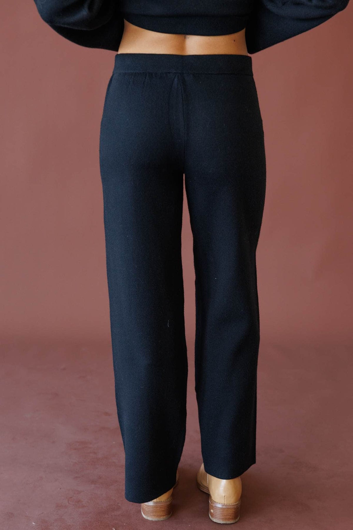 Black sweater pants