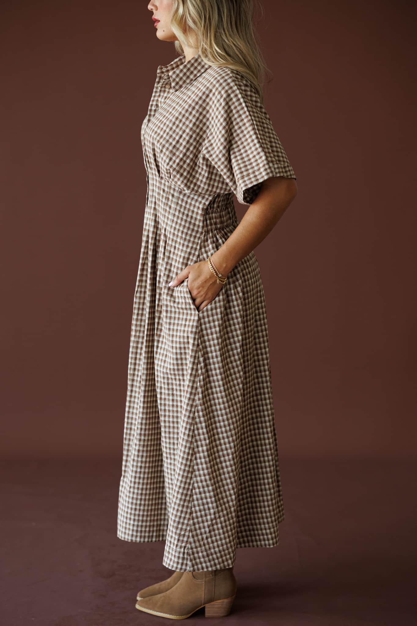 Harvest House Gingham Dress