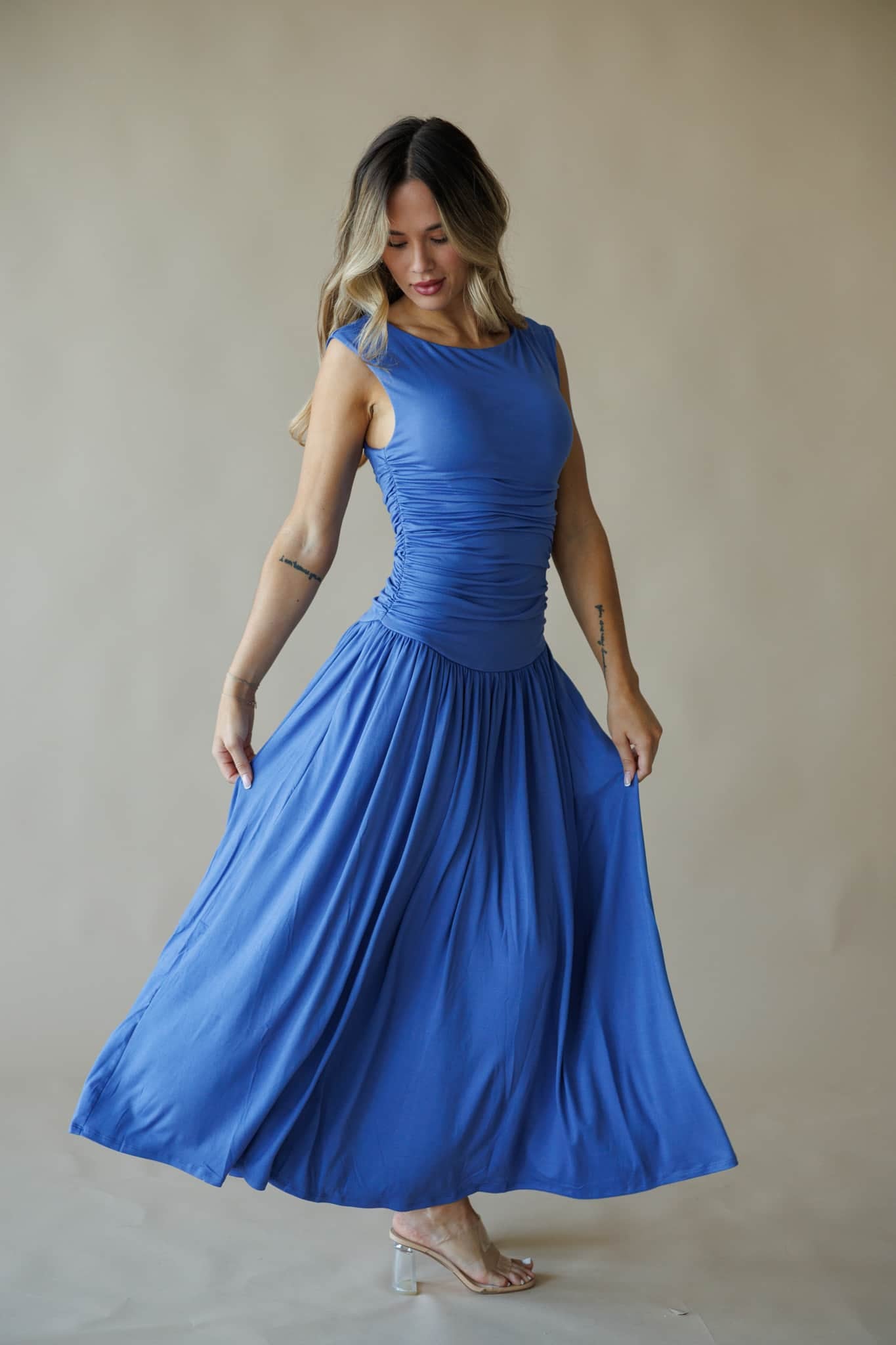 Ruched Maxi Dress