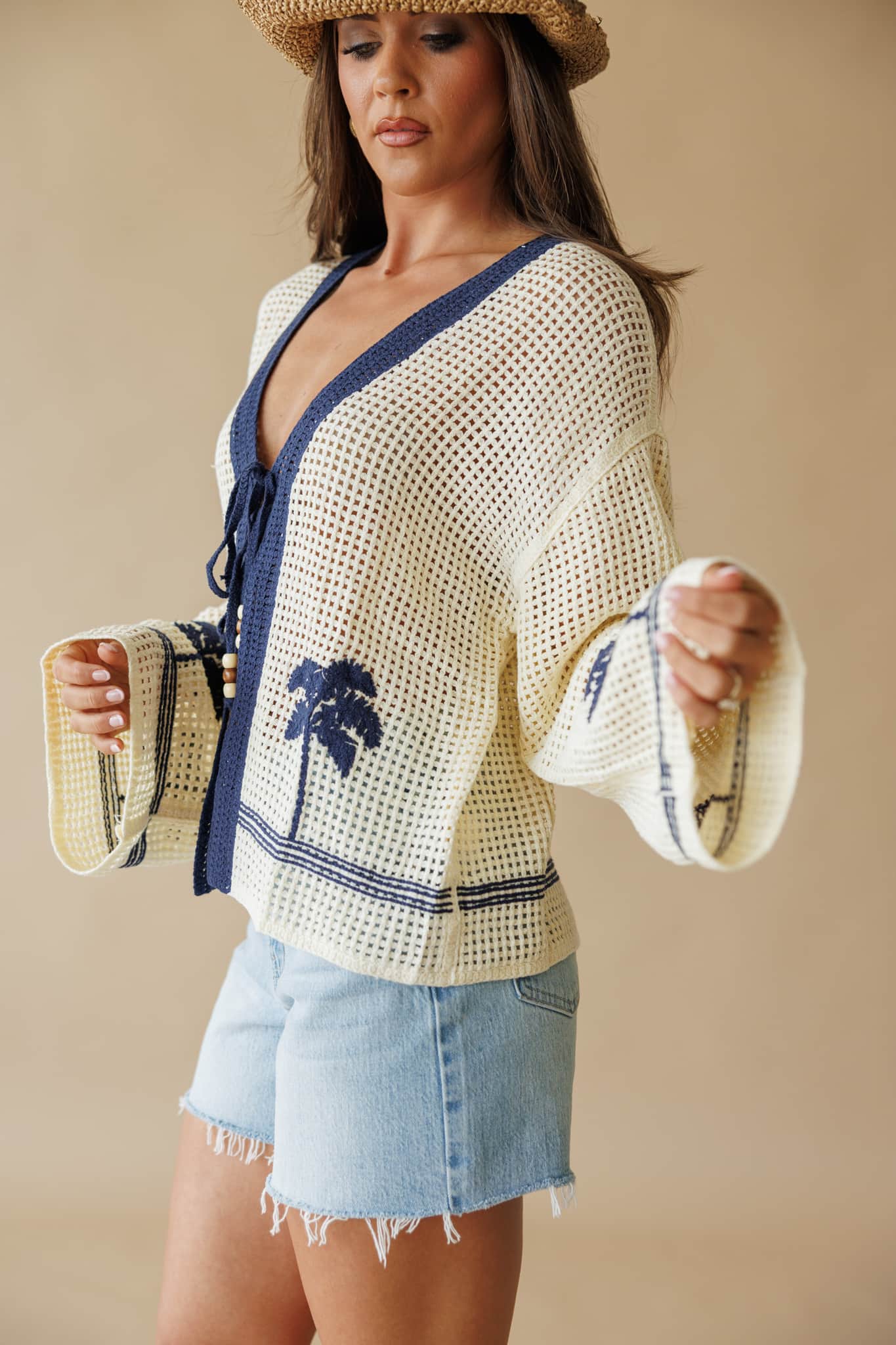 Palm Tree Cardigan