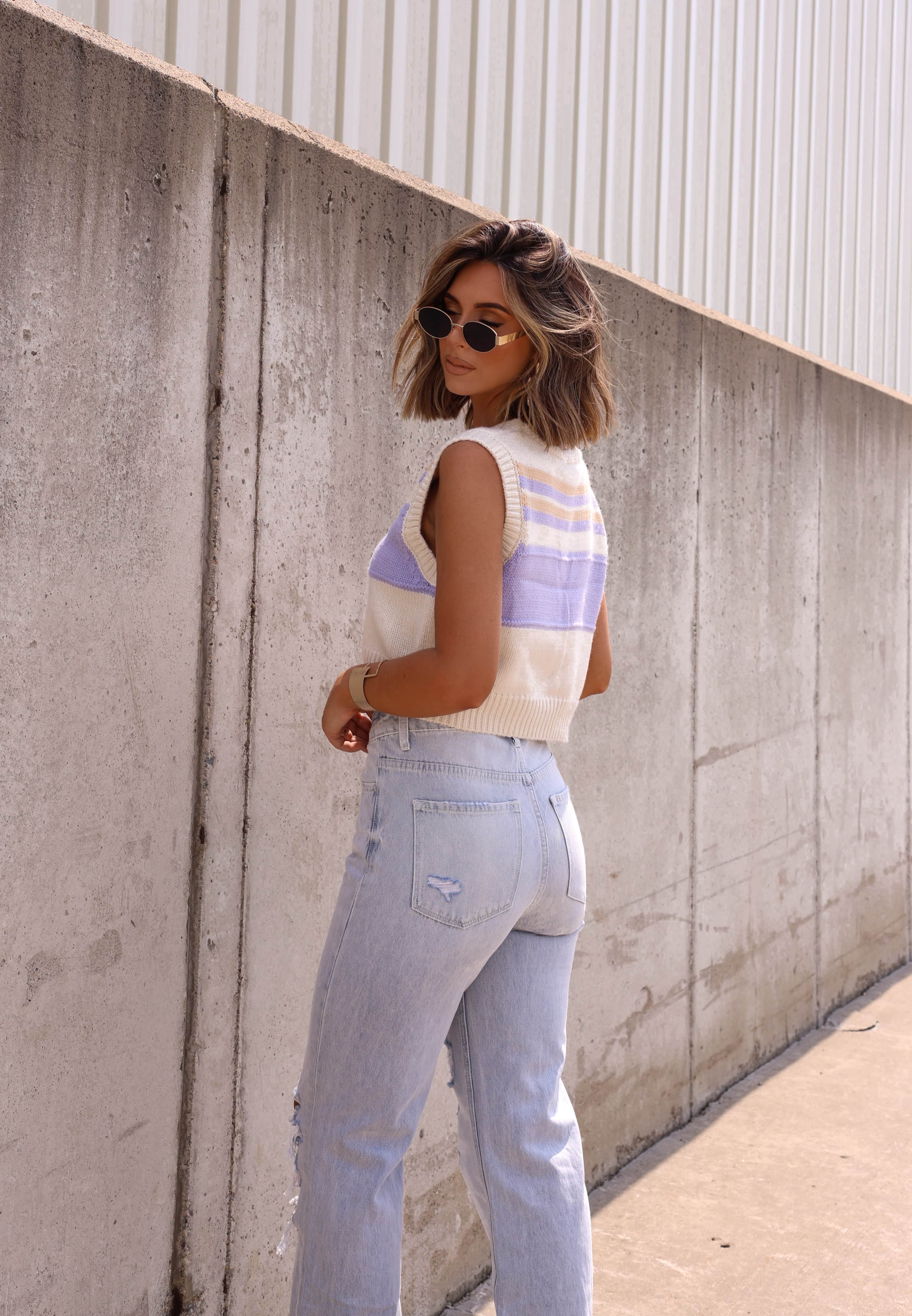 Light Wash 90's Flare Denim Vervet