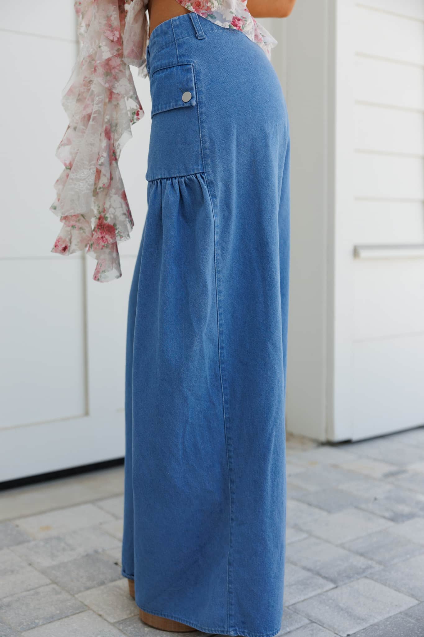 Bonnie Wide Leg Denim Pants