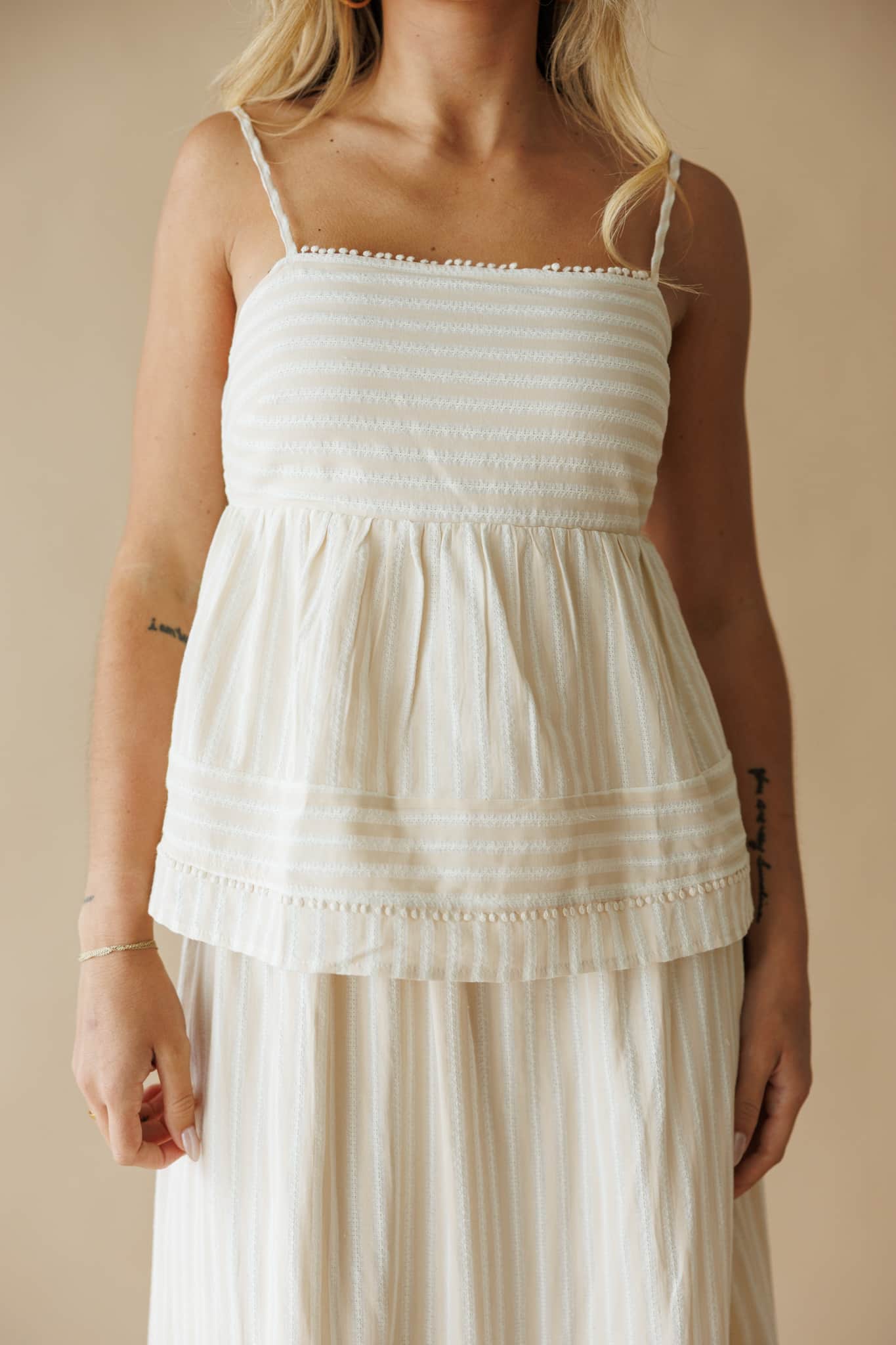 Lola Striped Babydoll Top
