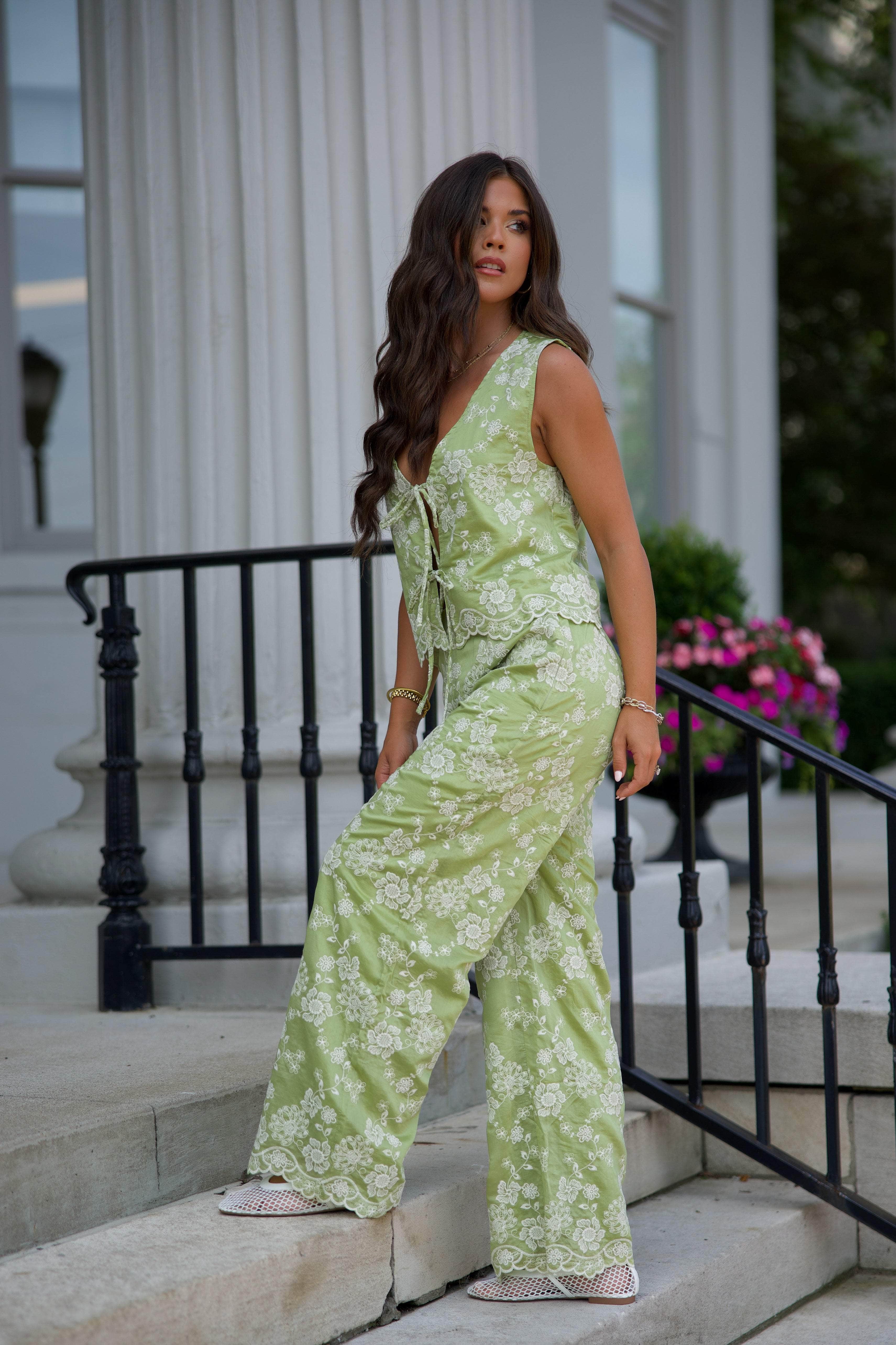 Matcha Hour Pants