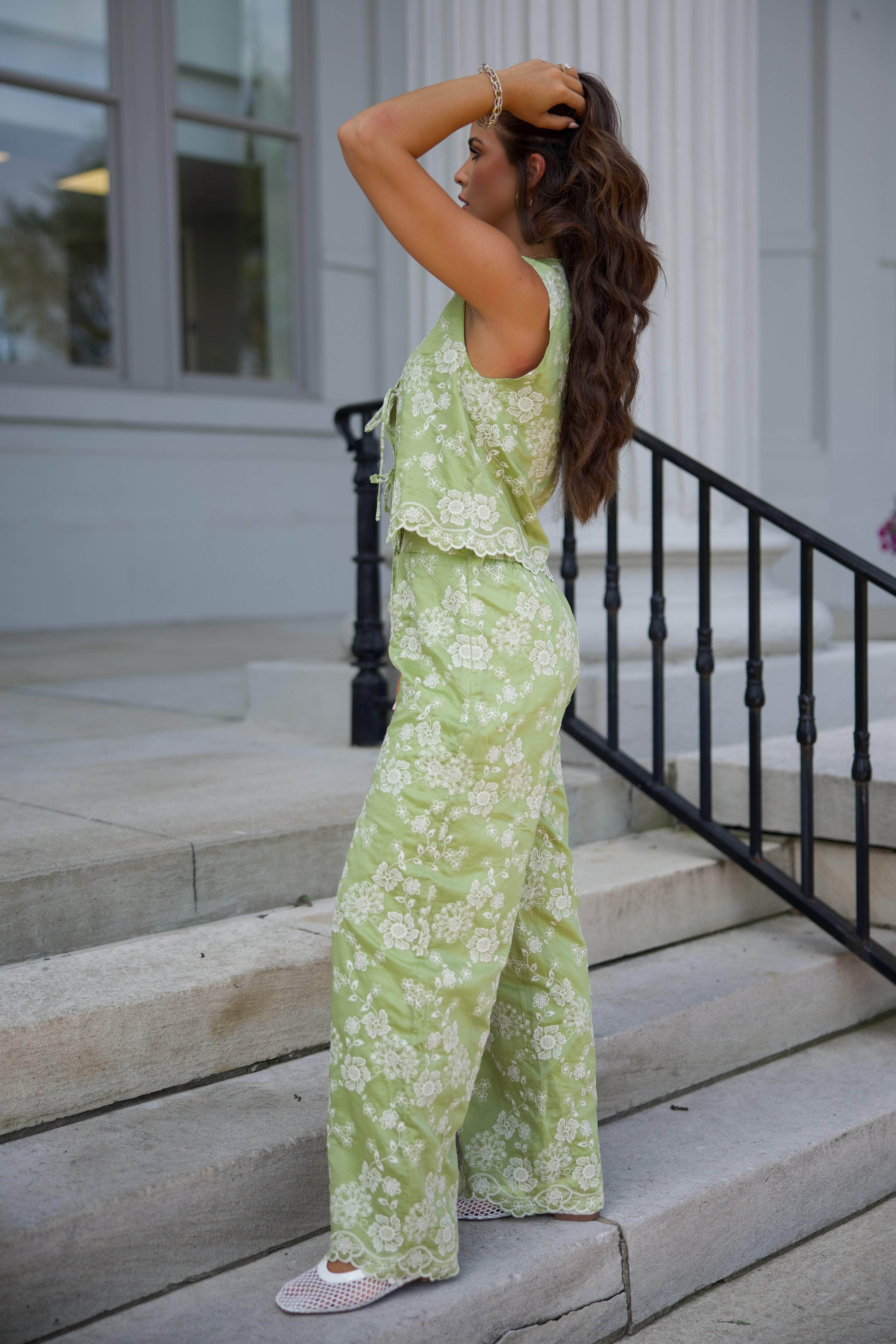 Matcha Hour Pants