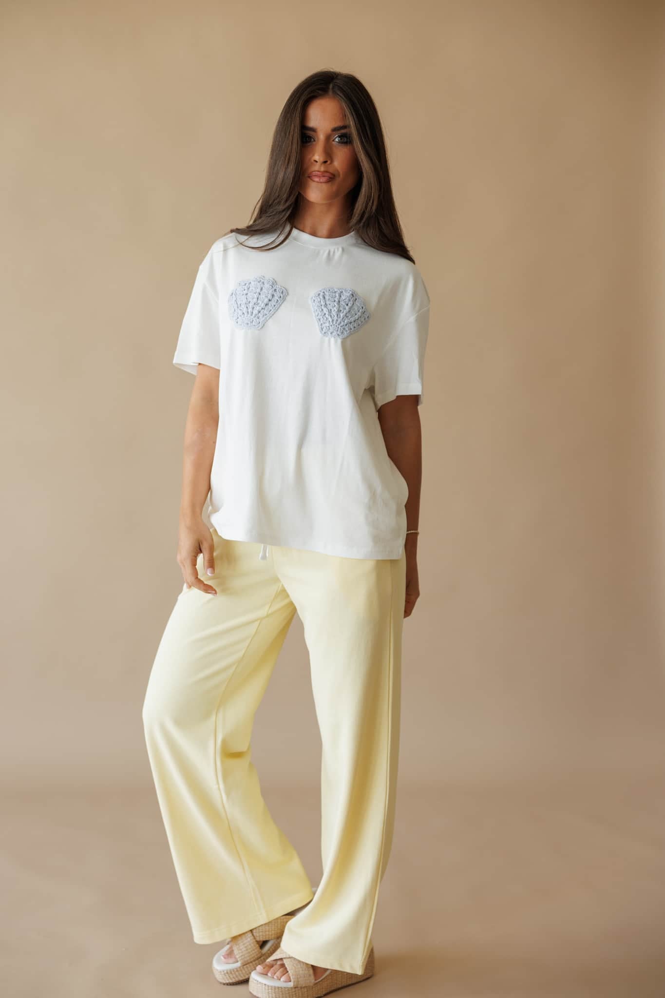 Shell Crochet Tee