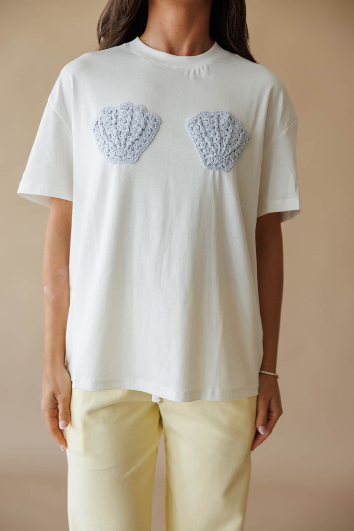 Shell Crochet Tee