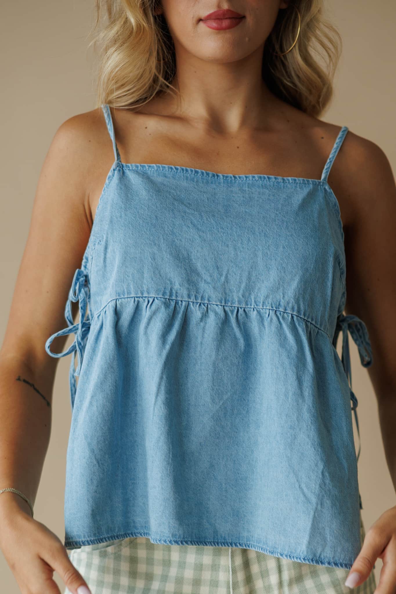 Chambray Crush Top