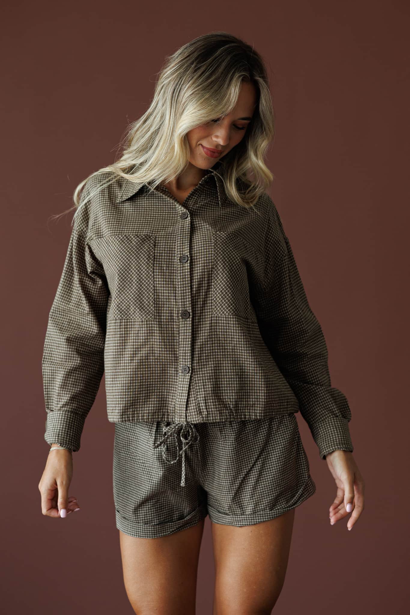 Campfire Coffee Plaid Shirt