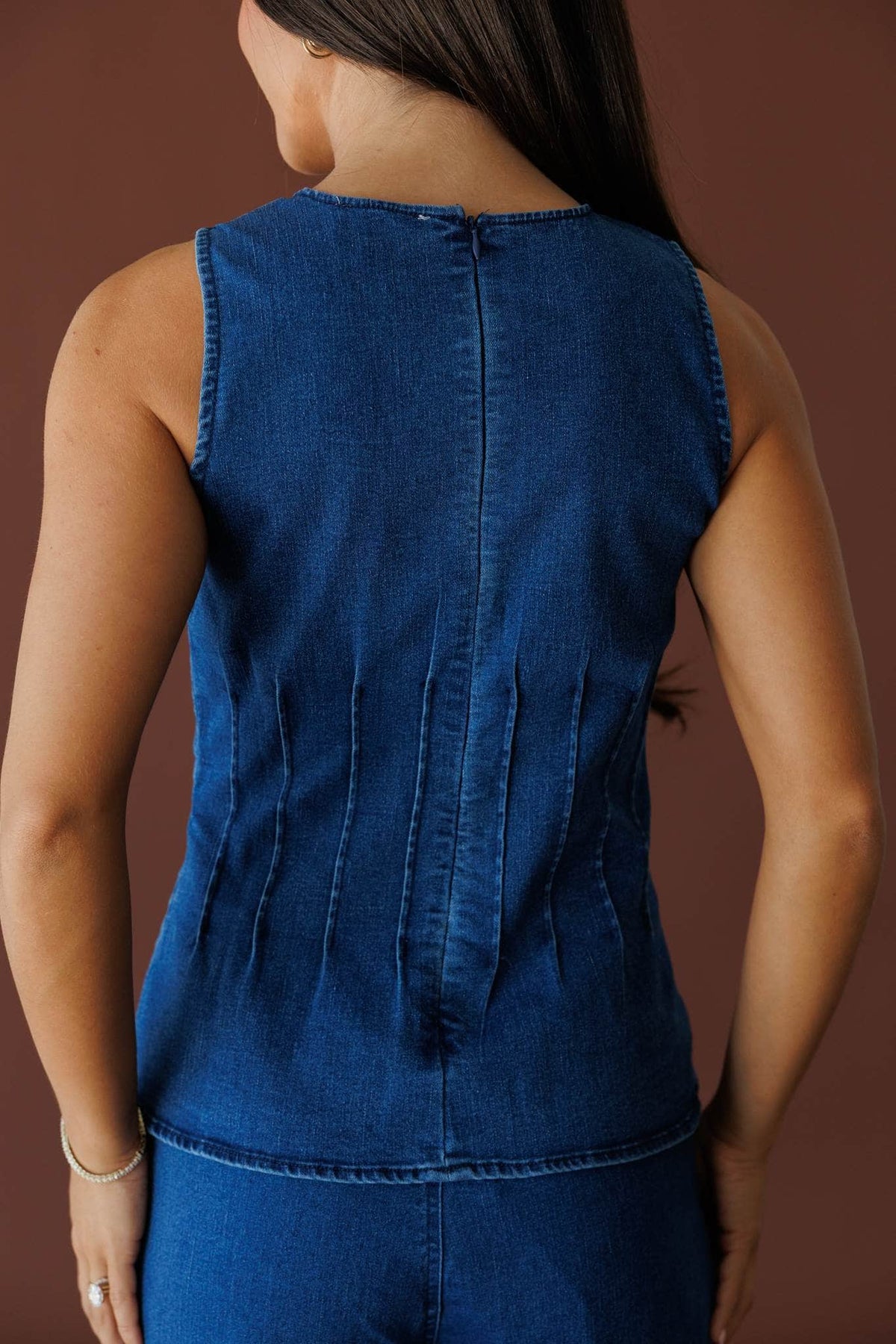 Denim top