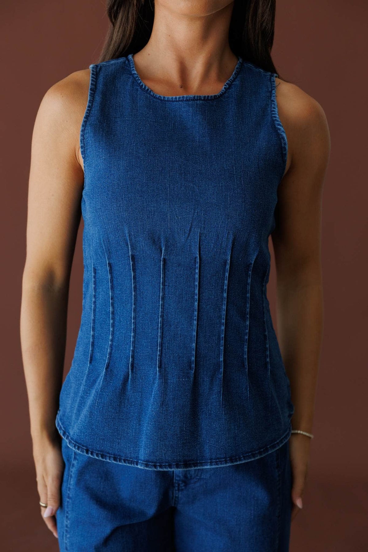 Denim top