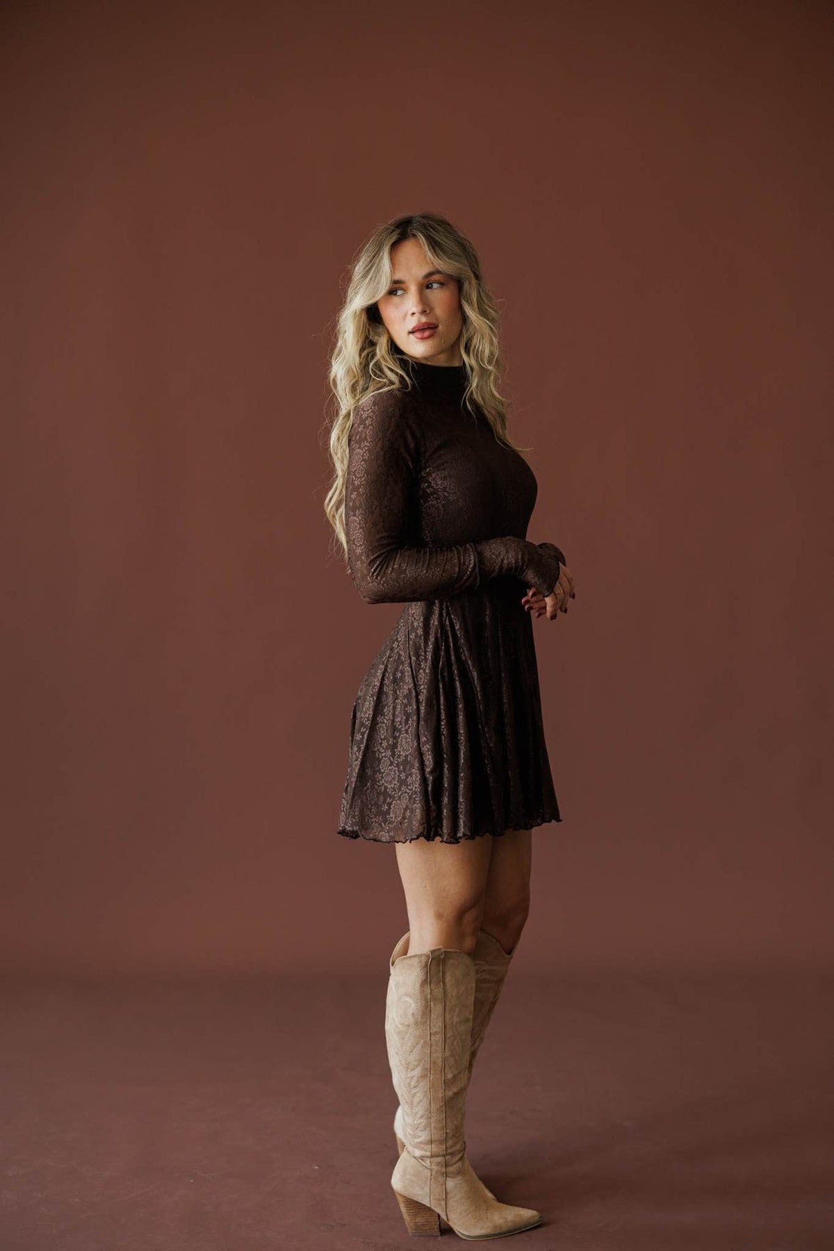 Portrait Lace Dress