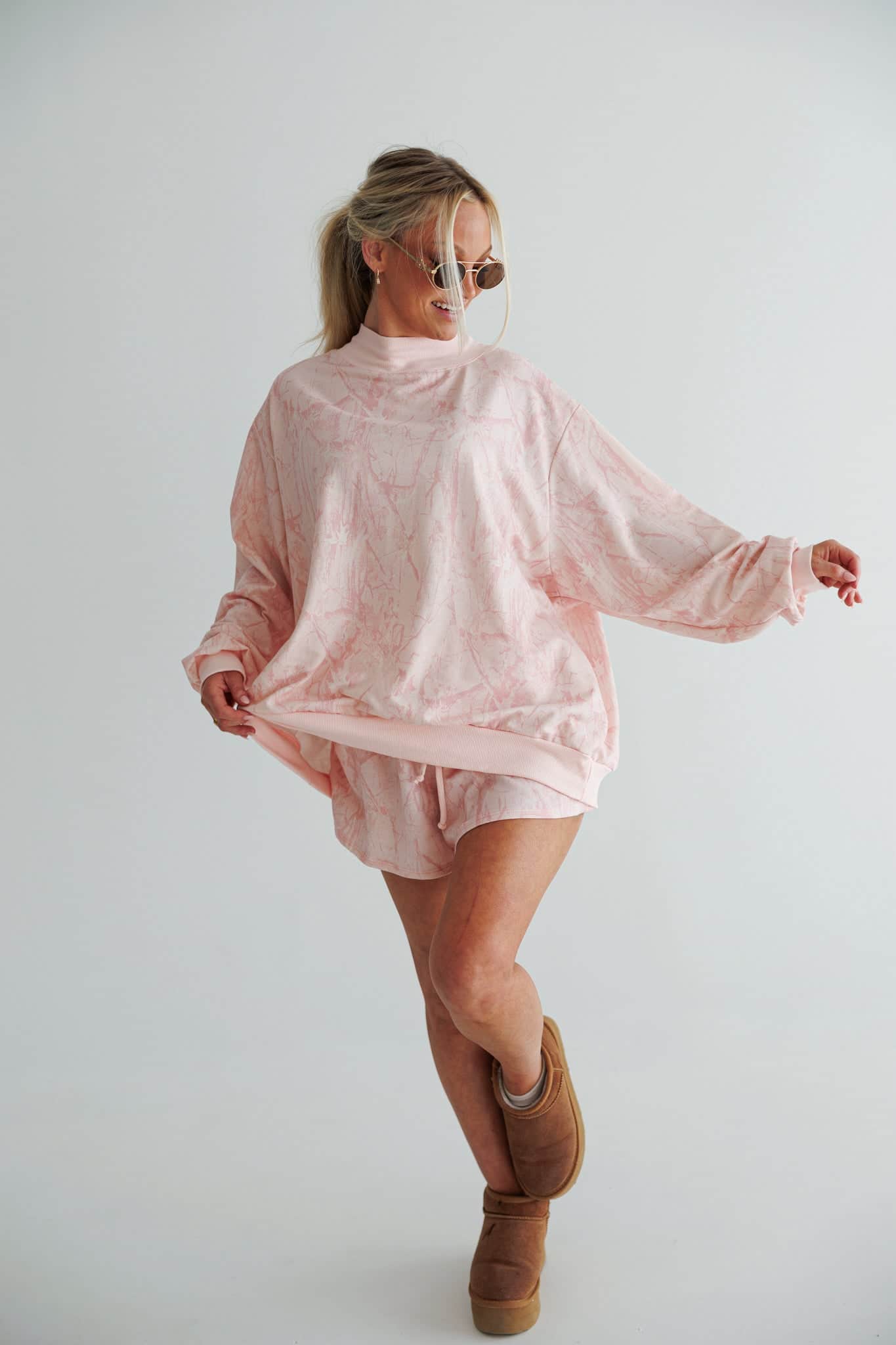 Blush Camo Shorts