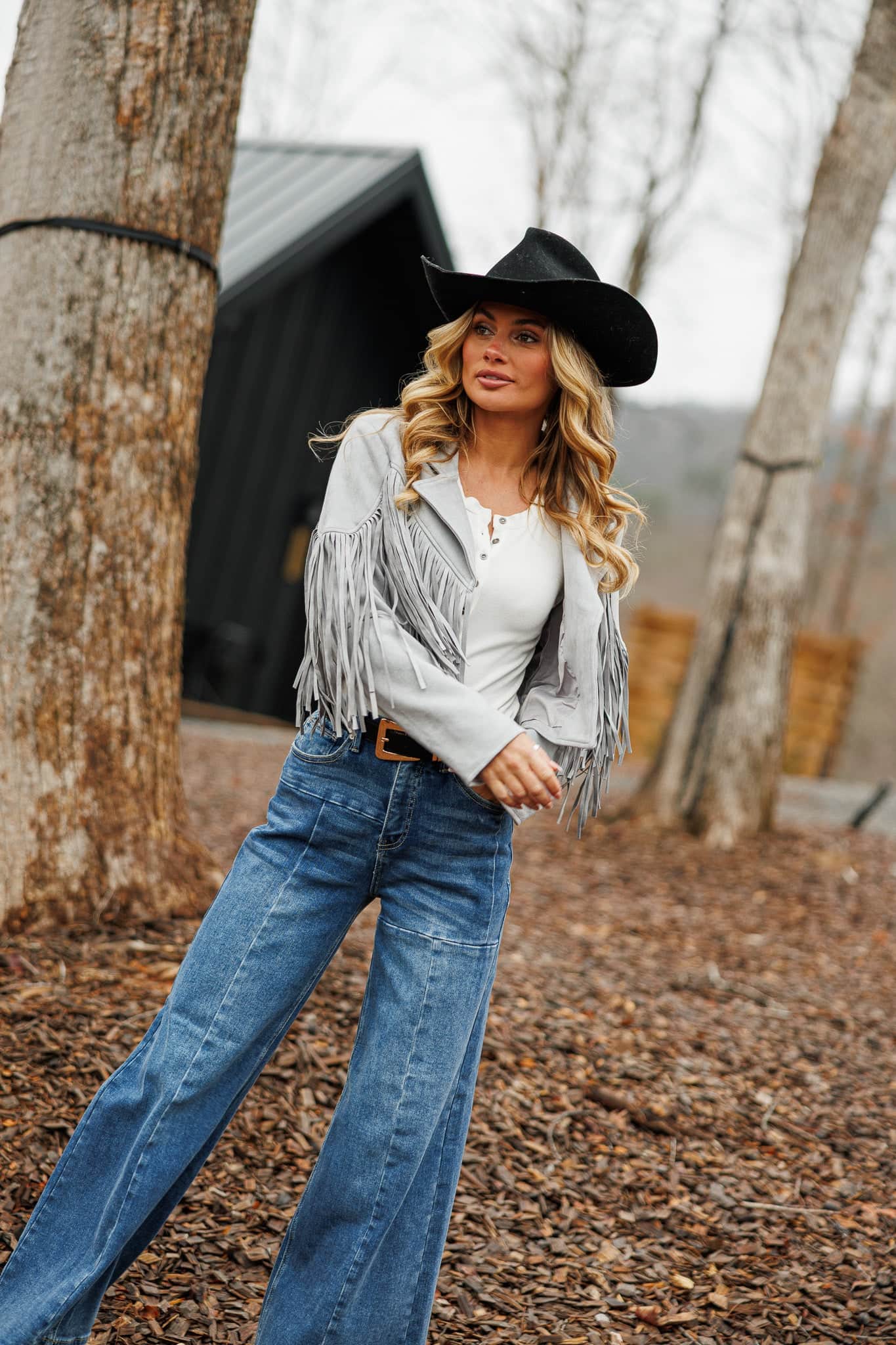 Midland Stretch Wide Leg Jean