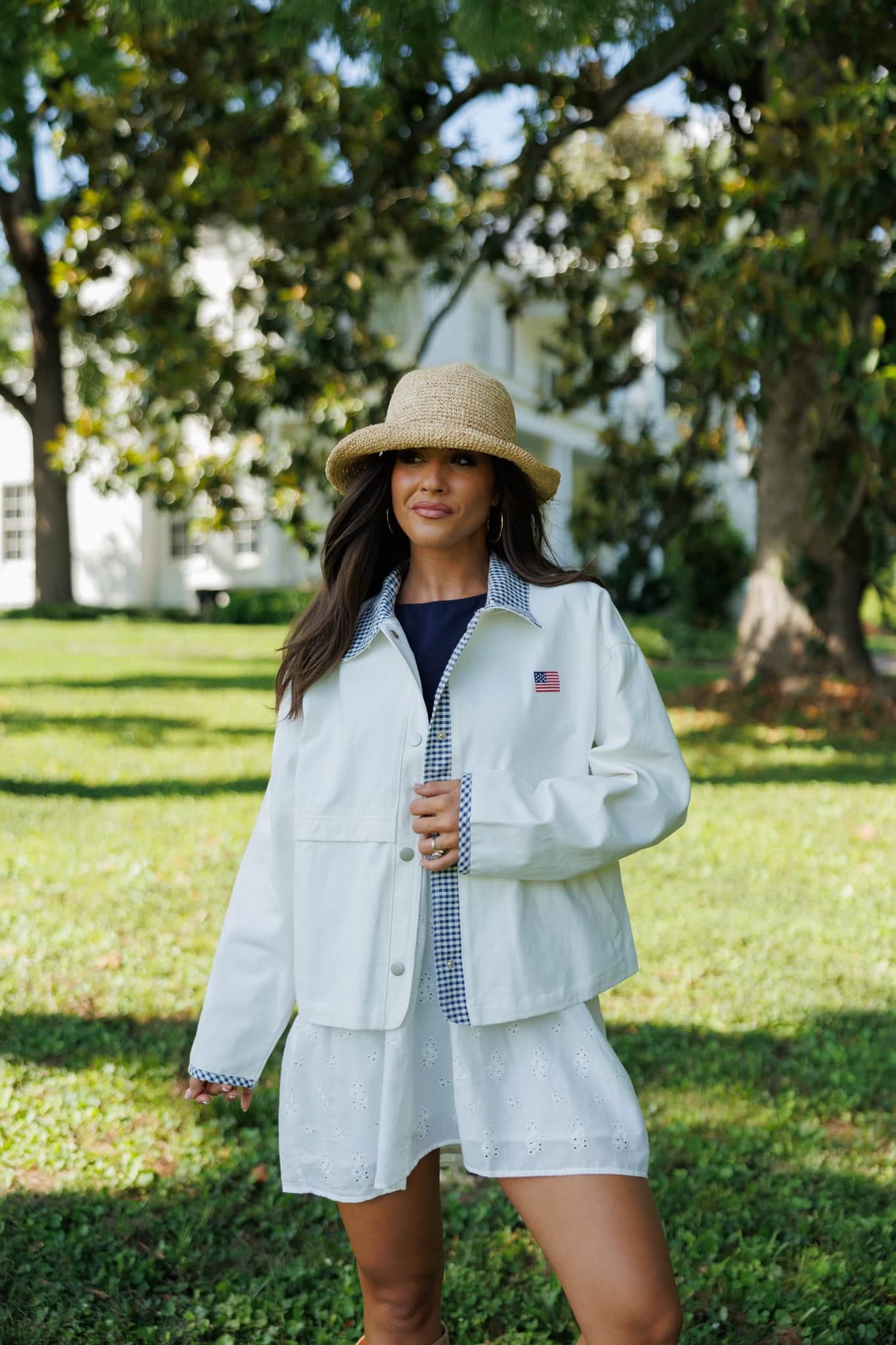 American Charm Gingham Jacket