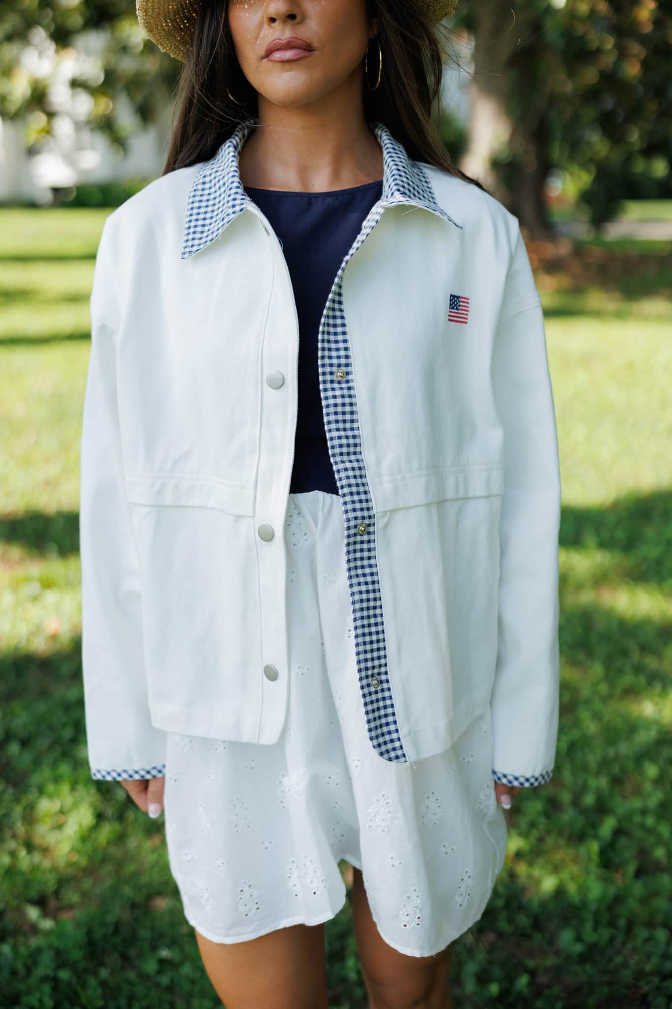 American Charm Gingham Jacket