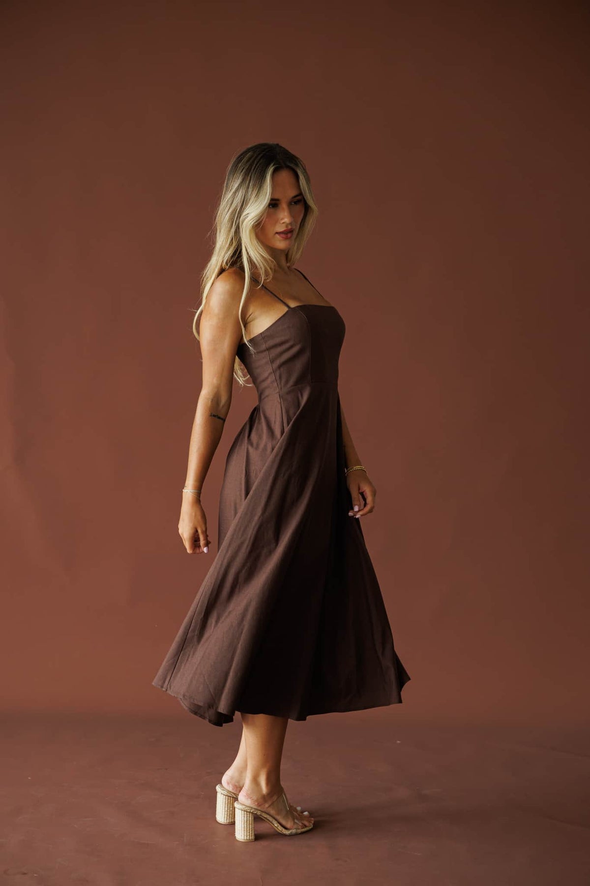 August Lane Linen Dress