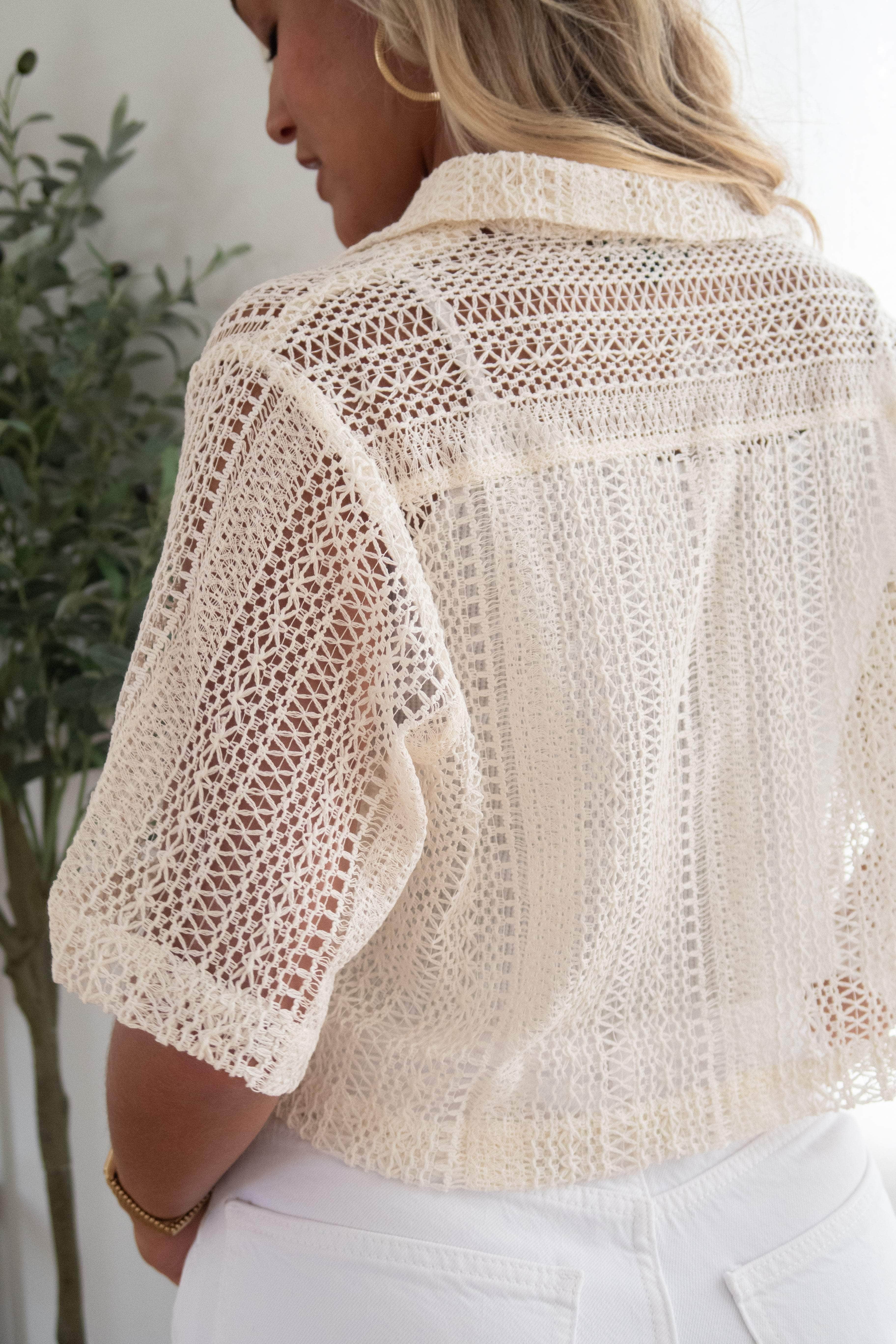 Sandshell Crochet Top