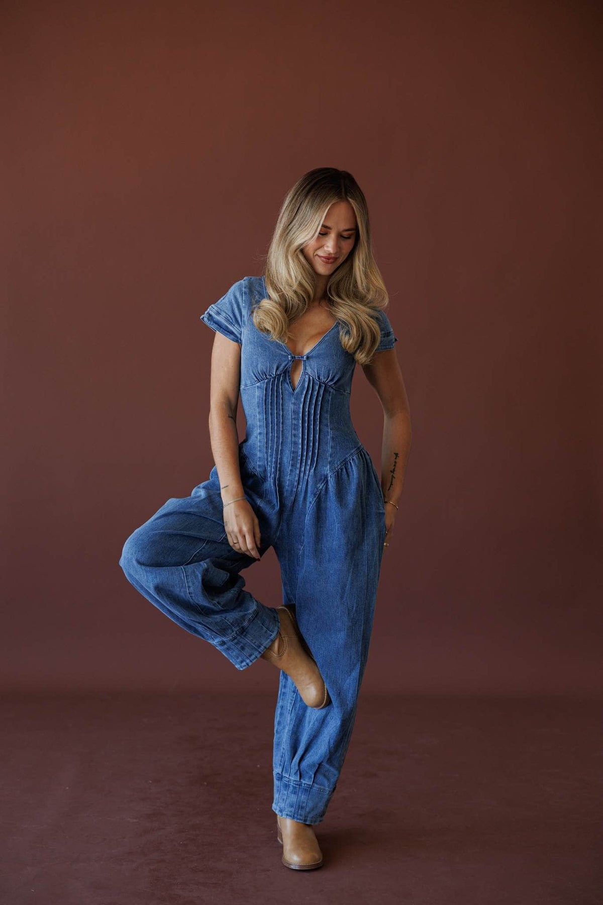 Stevie Denim Jumpsuit