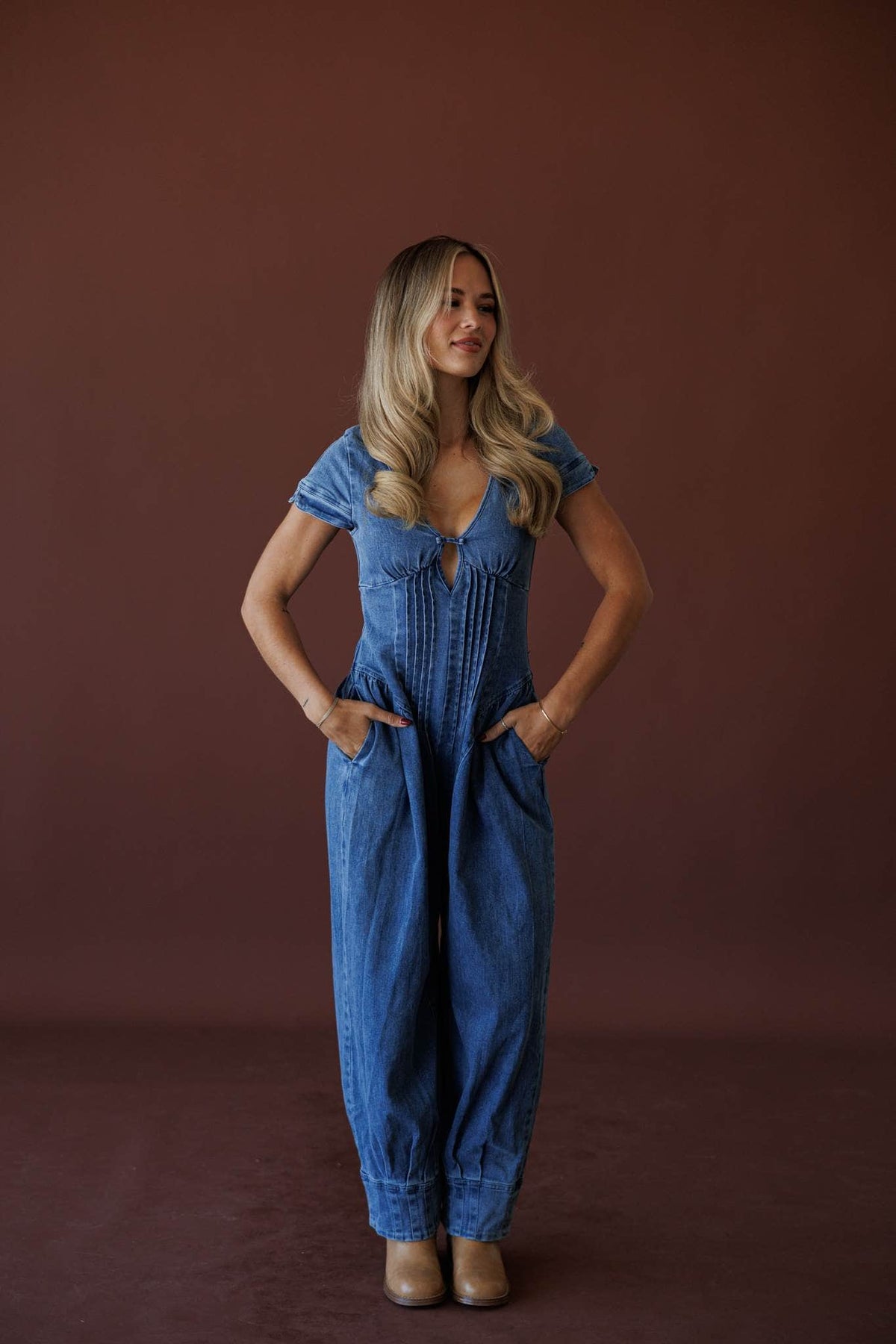Stevie Denim Jumpsuit