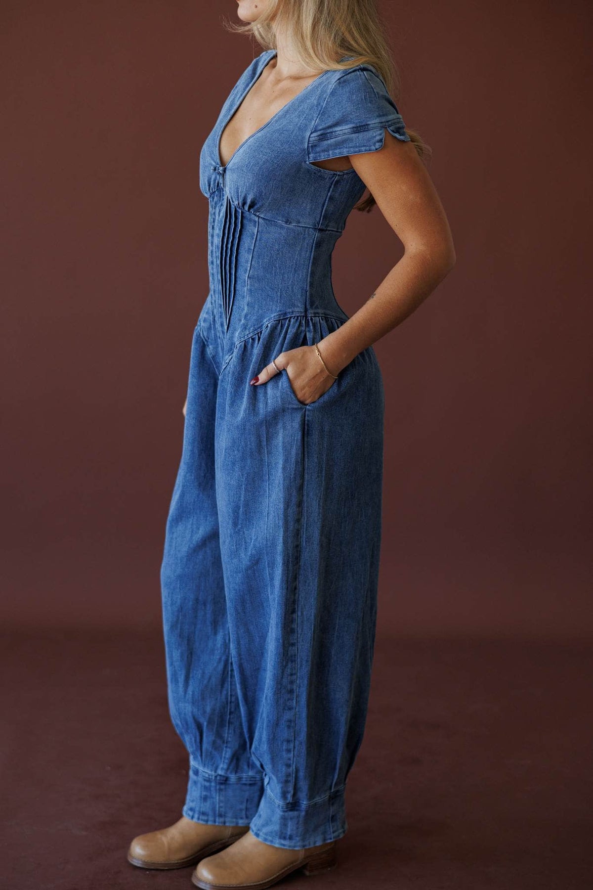Stevie Denim Jumpsuit